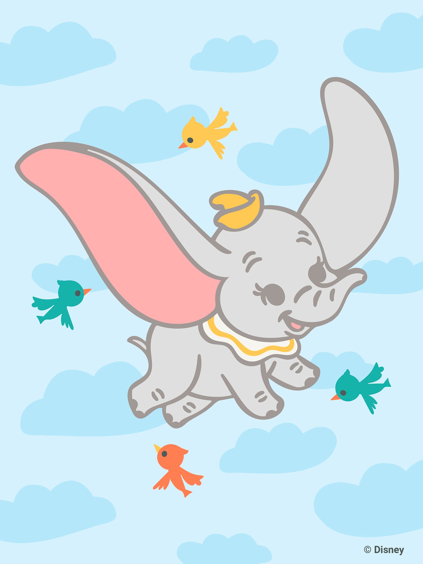 Ravensburger Malen nach Zahlen »CreArt, Hello Baby, Dumbo« für Erwachsene; Made in Europe