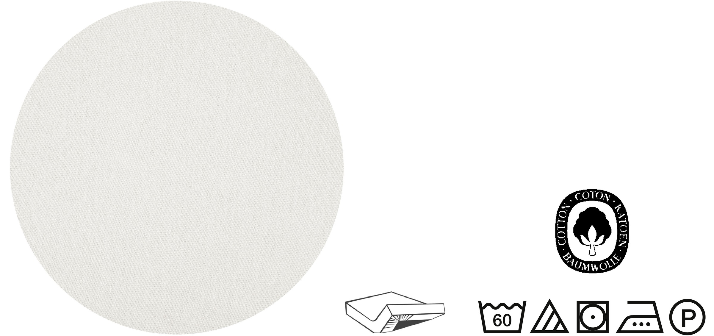 Biberna Spannbettlaken »Leila«, Bettlaken aus 100% Baumwolle, für Matratzenhöhen bis 22 cm