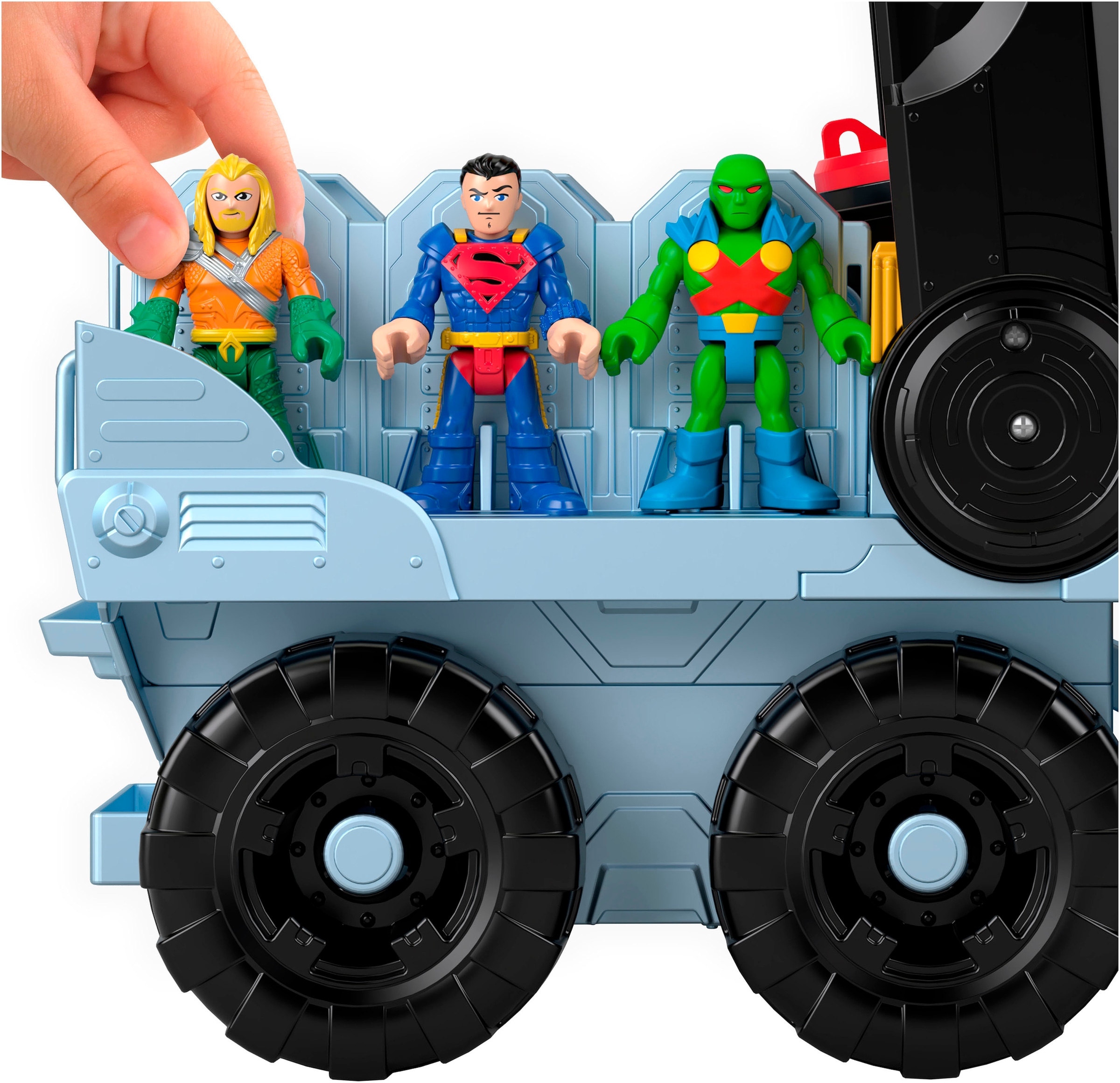 Fisher-Price® Spielzeug-Auto »Imaginext DC Super Freunde Mega Bat-Transformer«, mit Licht und Sound