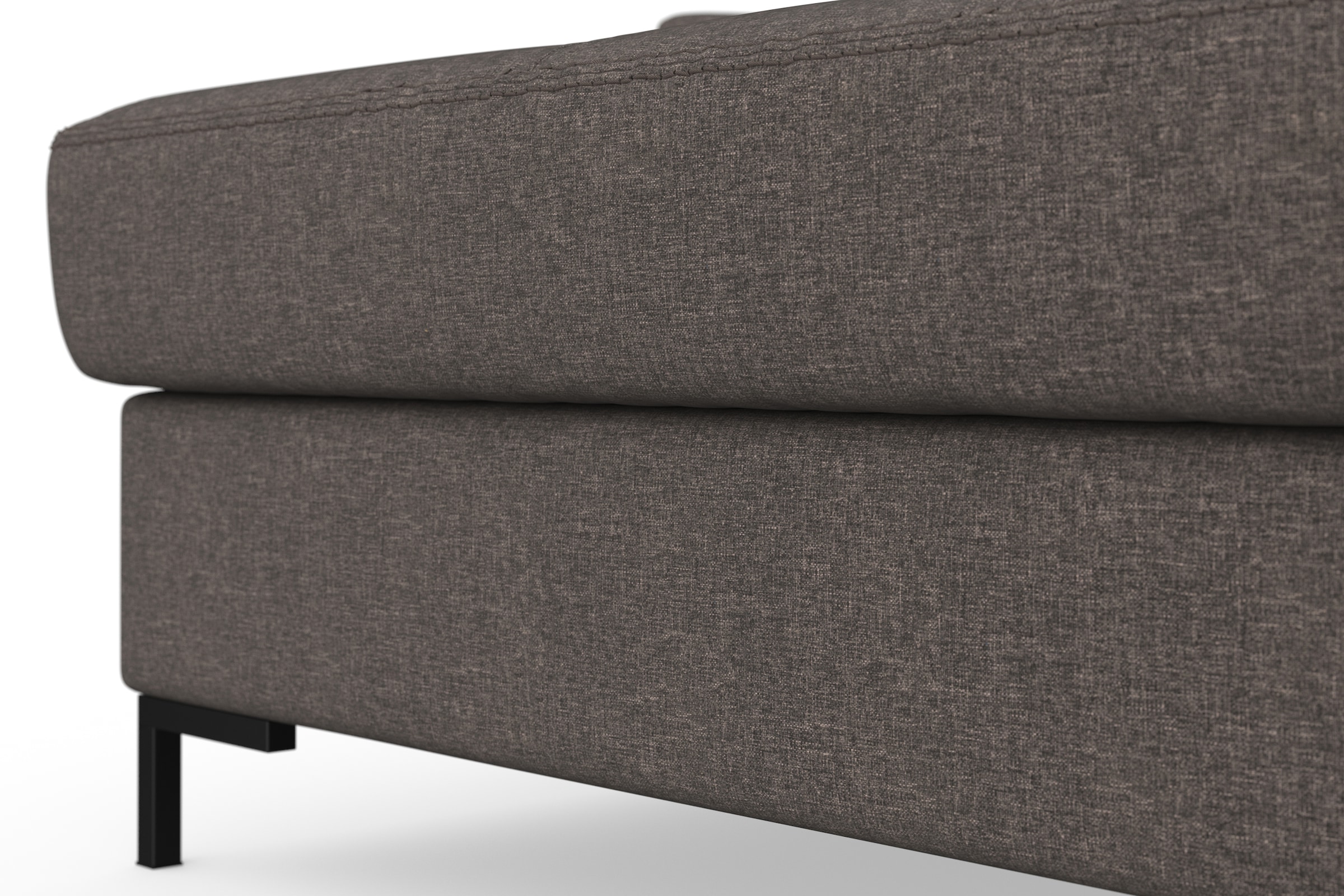 DOMO collection Ecksofa »Capelo, komfortabel, klare Linien zeichnen dieses Design aus, L-Form« mit Armteilverstellung, wahlweise mit Bettfunktion, Federkern