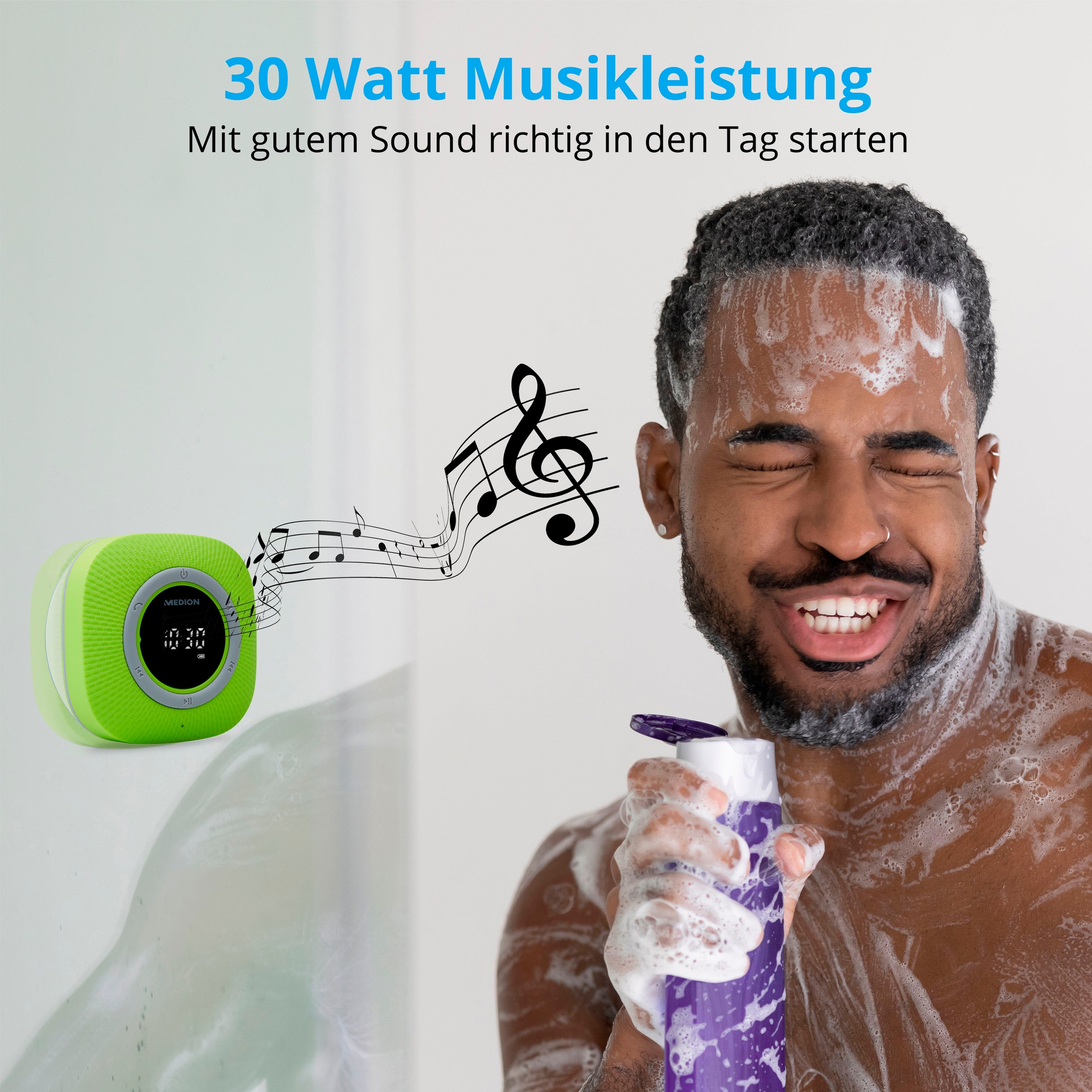 Medion® Digitalradio (DAB+) »LIFE® P66096 (MD 43881) Dusch-«, (Bluetooth UKW mit RDS 3 W)