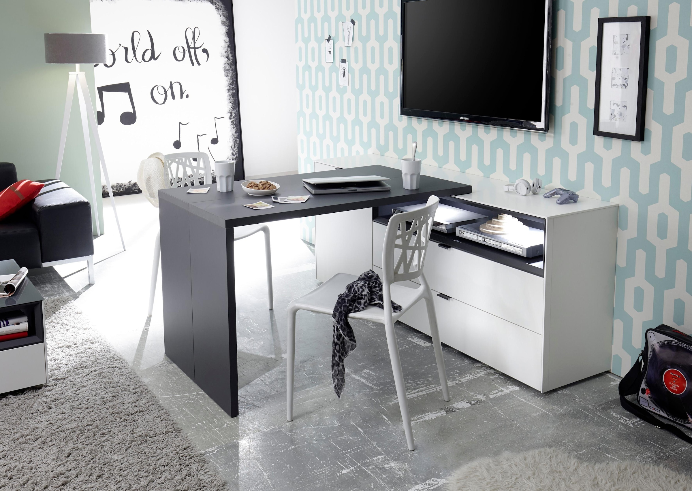 Mäusbacher Sideboard »Micelli«, mit Tischfunktion, Breite 177-240 cm