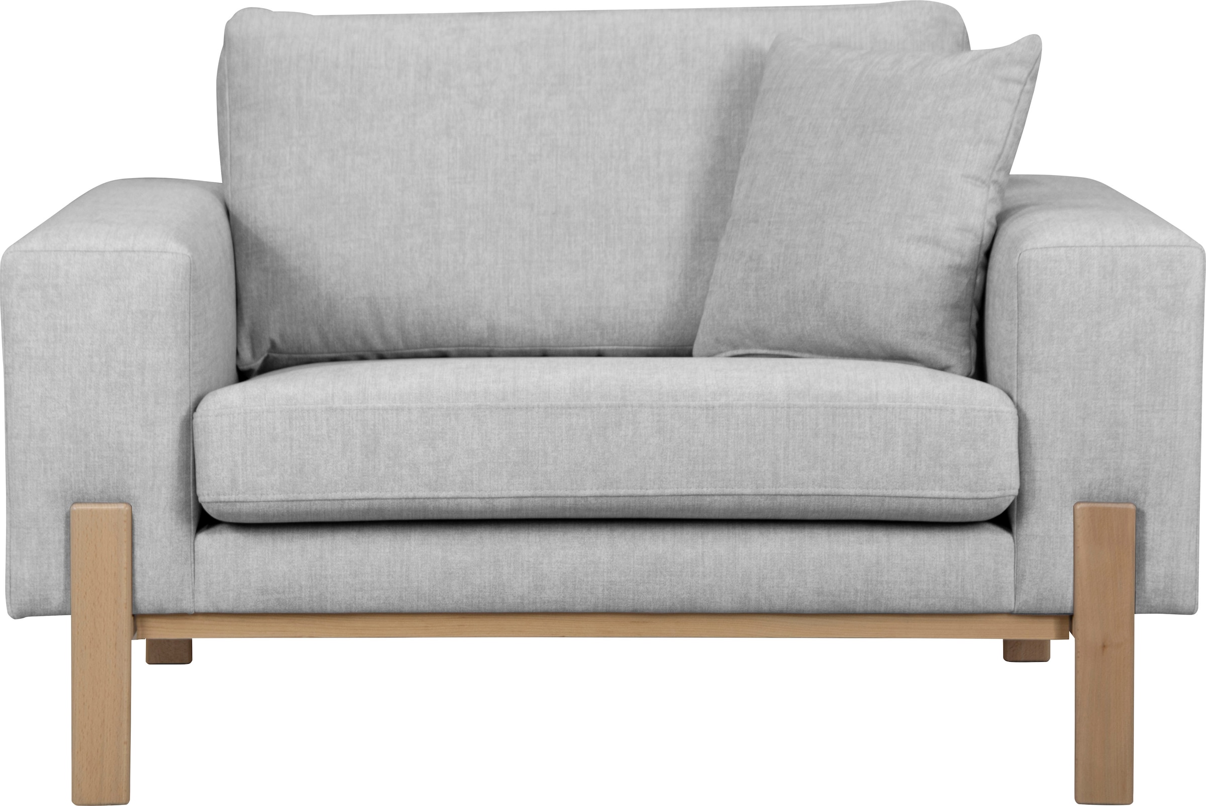 OTTO products Loveseat "Hanne Sessel mit Holzrahmen", Verschiedene Bezugsqu günstig online kaufen