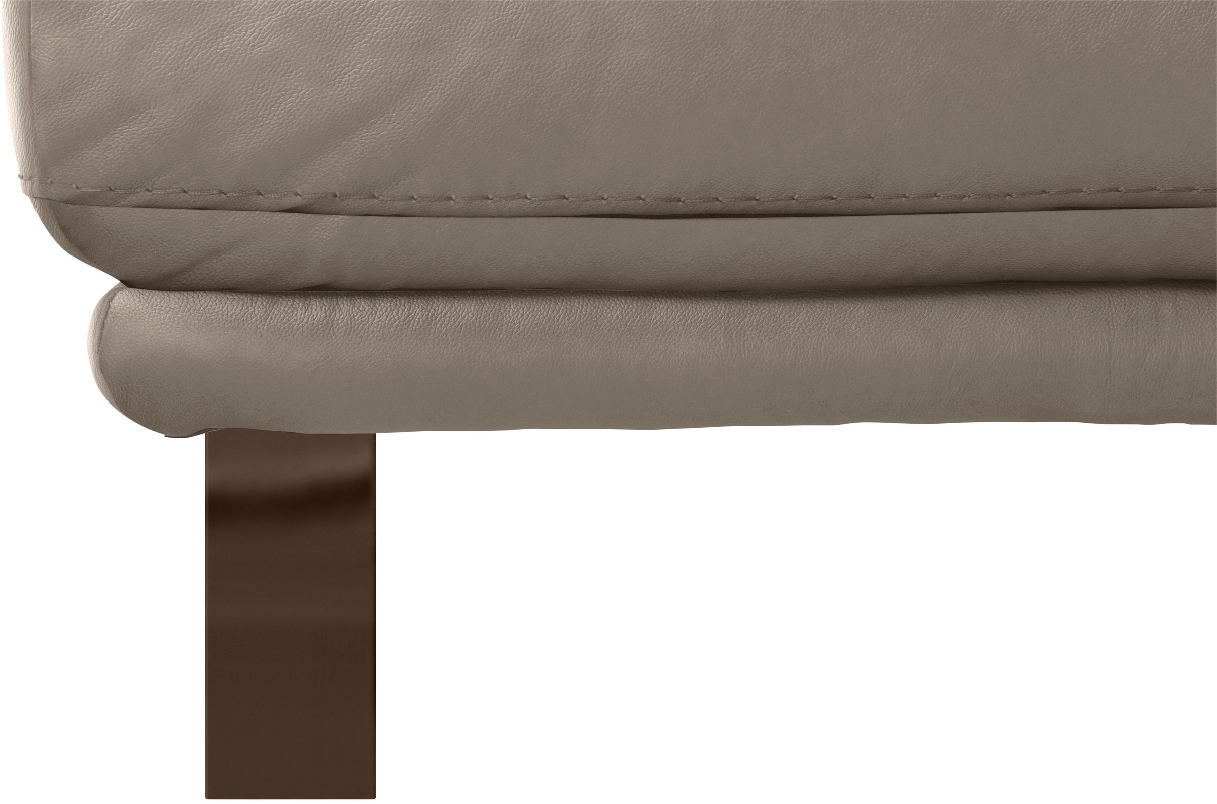 W.SCHILLIG Hocker »montanaa«, mit Metallkufen in Bronze pulverbeschichtet, Breite 141 cm