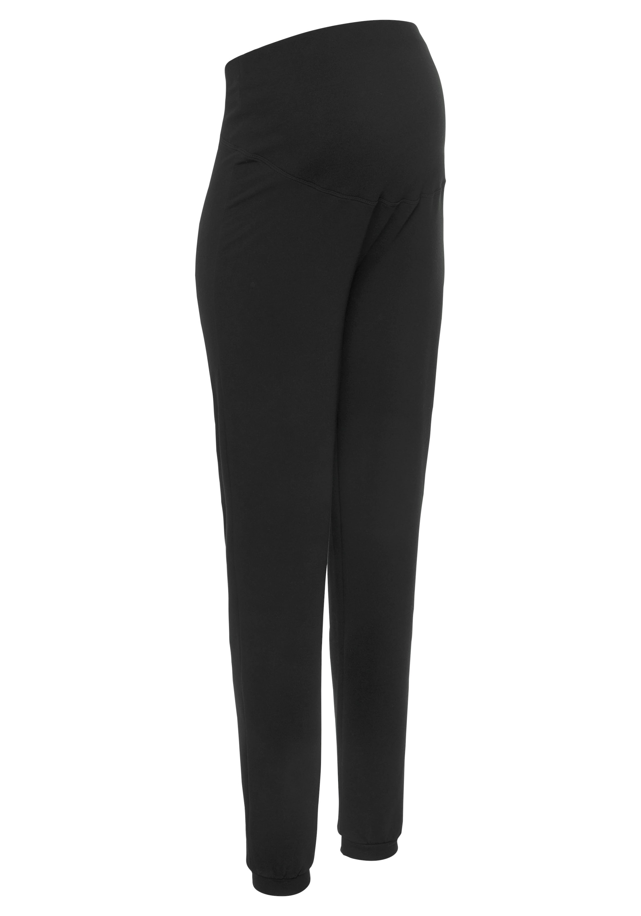 Neun Monate Umstandssweathose »Sweatshose mit Bund«  , mit breitem Rippenbündchen