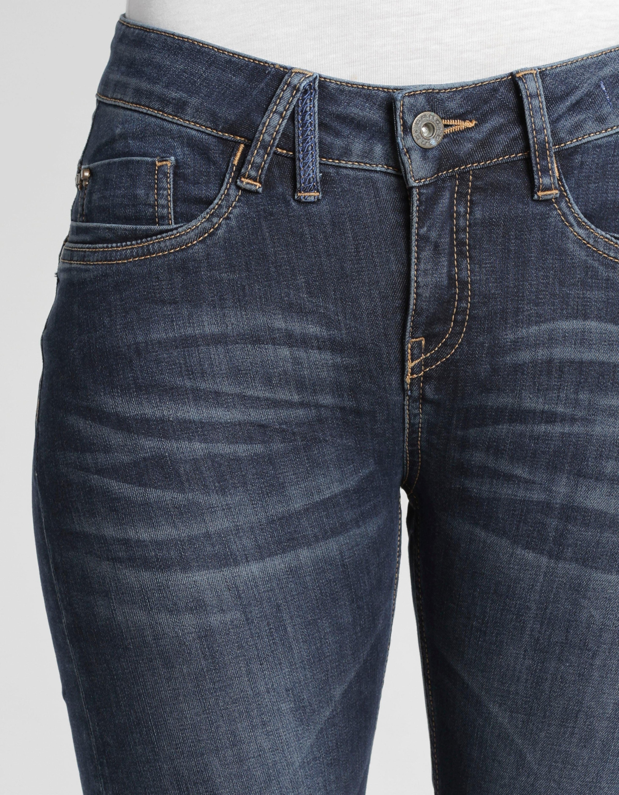 GANG Slim-fit-Jeans »Gioia«, im tollen Used-Look