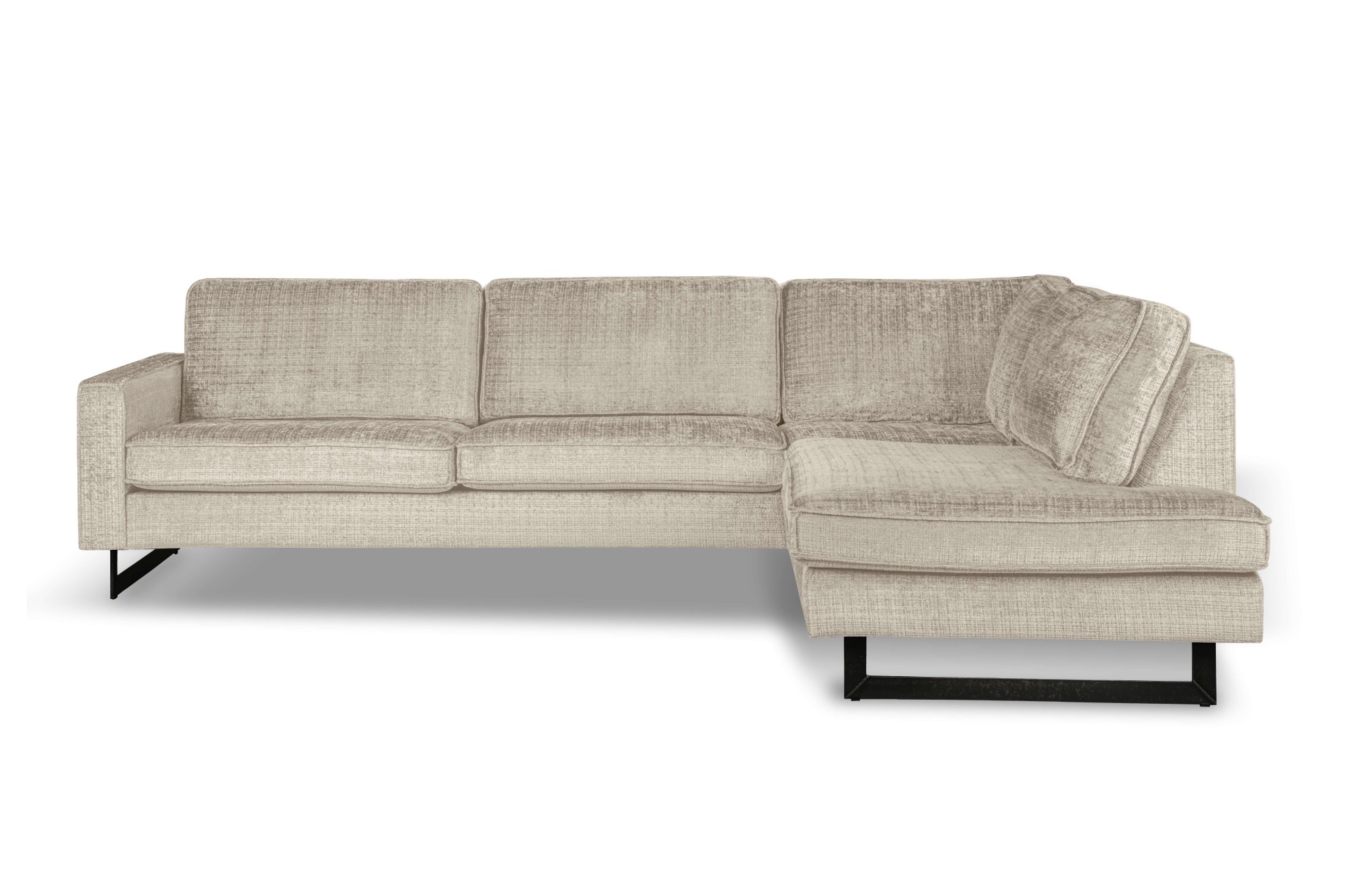 PLACES OF STYLE Ecksofa »Pinto, 290 cm, Cord, Chenille, Lederoptik, Ottoman günstig online kaufen