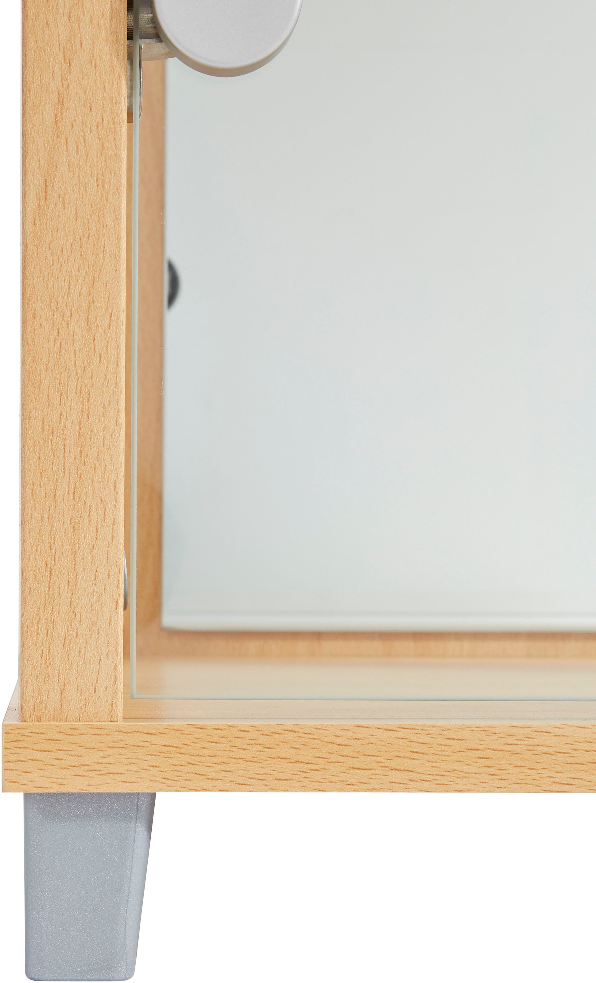 fif möbel Vitrine »OPTIMA«, Standvitrine, Vitrinenschrank, Glasvitrine, Sammlervitrine, LED