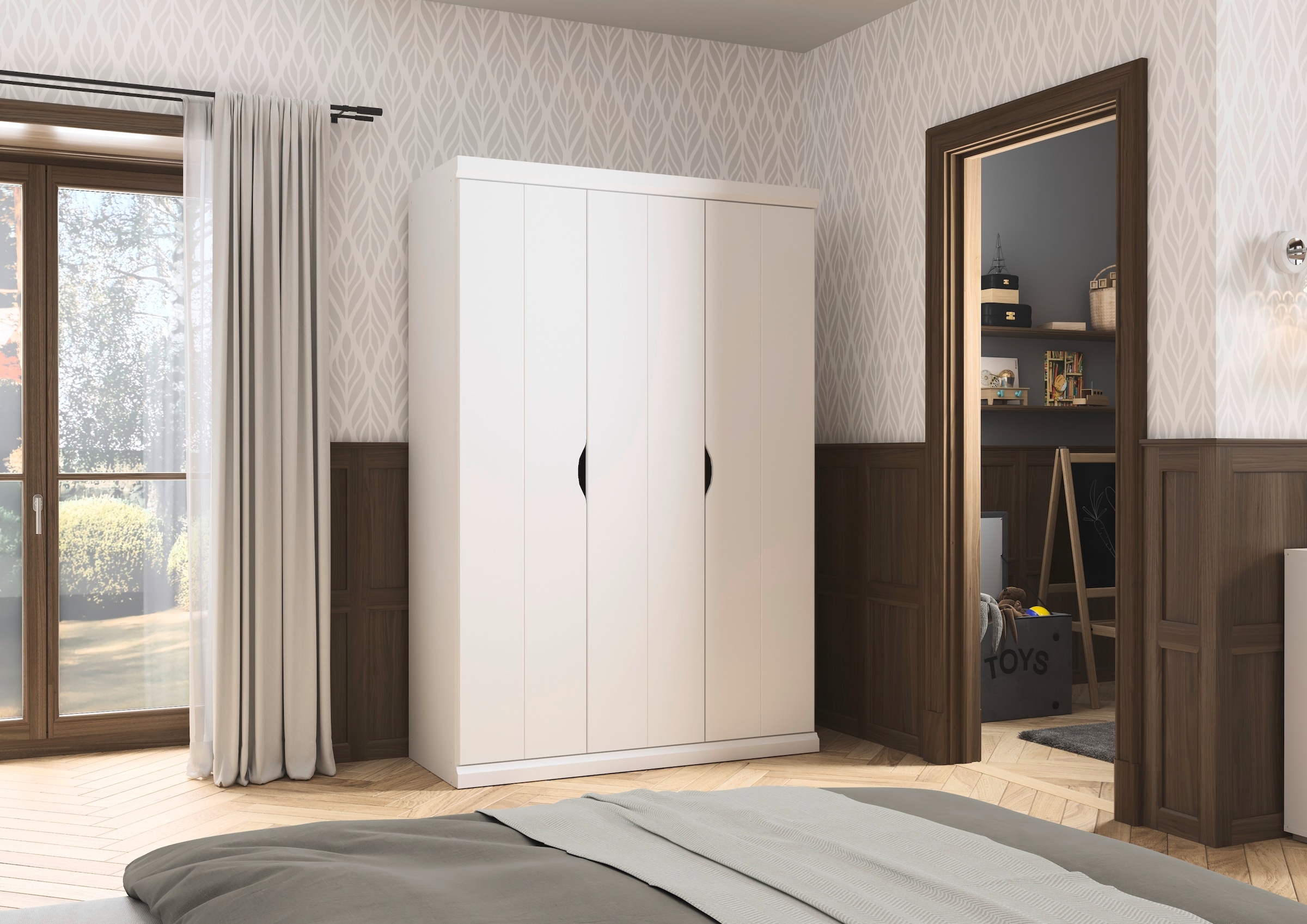 rauch Kleiderschrank »Drehtürenschrank Schrank Garderobe Wäscheschrank Schl günstig online kaufen