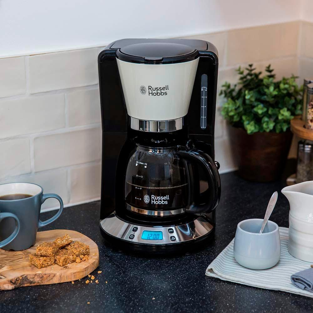 RUSSELL HOBBS Filterkaffeemaschine »Colours Plus+ Flame Red 24031-56«, 1,25 l Kaffeekanne, Papierfilter, 1x4