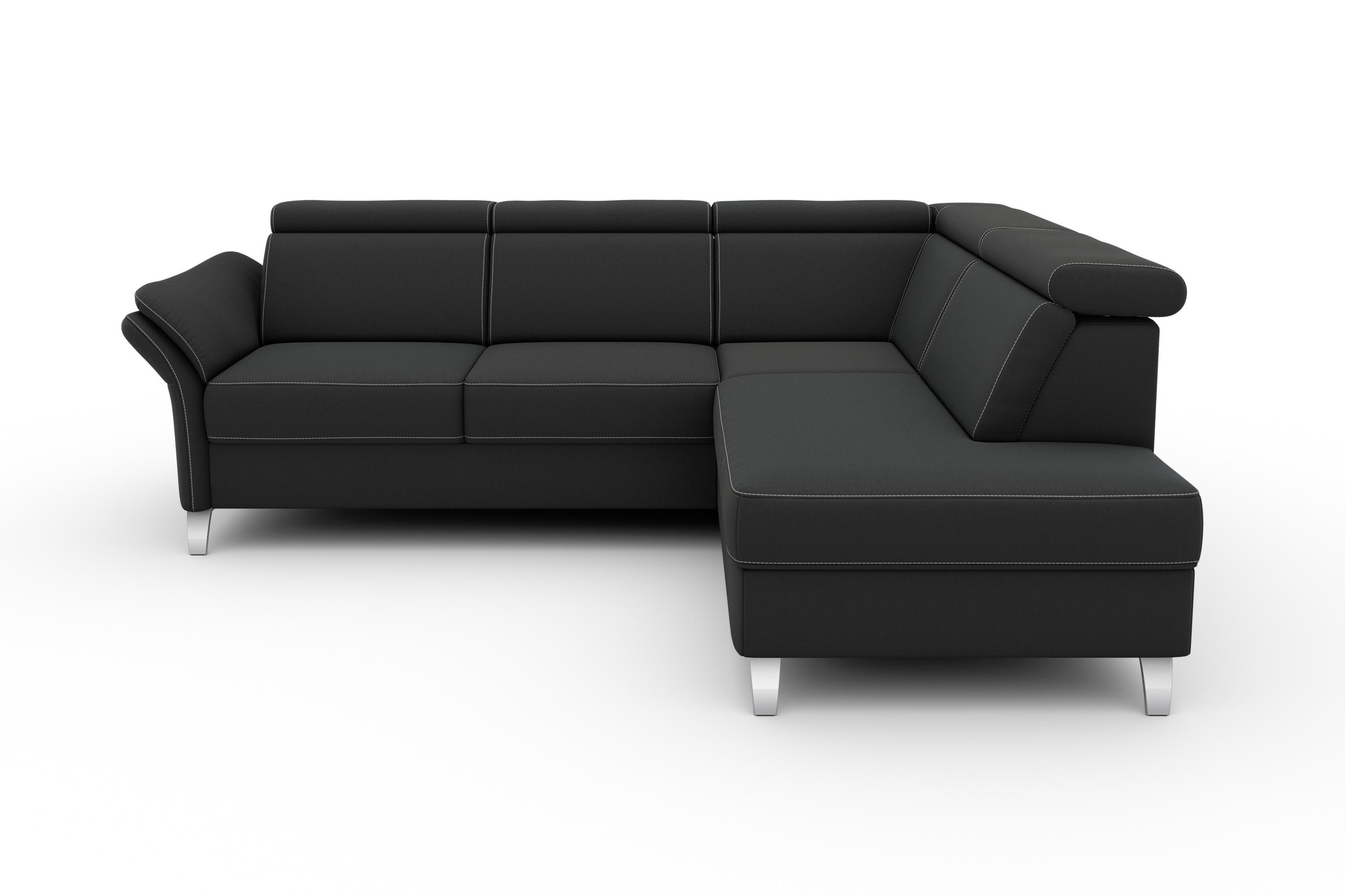 sit&more Ecksofa »Vincenzo L-Form«, inklusive Kopfteilverstellung, wahlweis günstig online kaufen