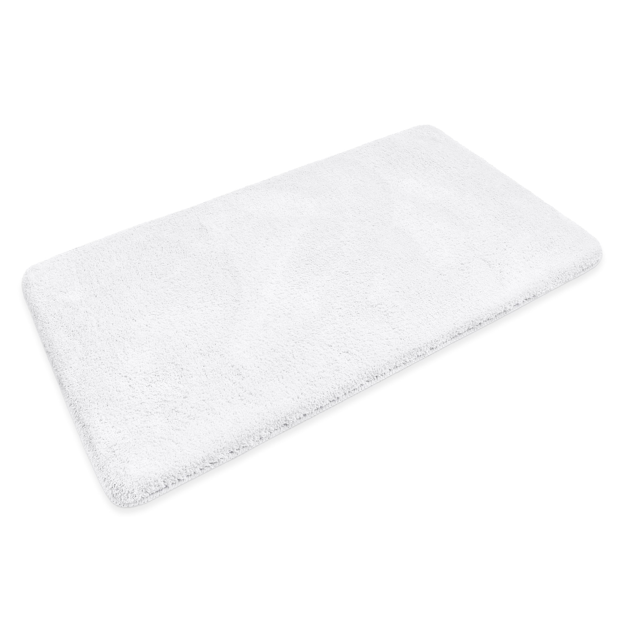 my home Badematte »Neele«, rutschhemmend beschichtet, schnell trocknend, Badteppich, getuftet, modern, Uni, antirutsch, flauschig, hochflor