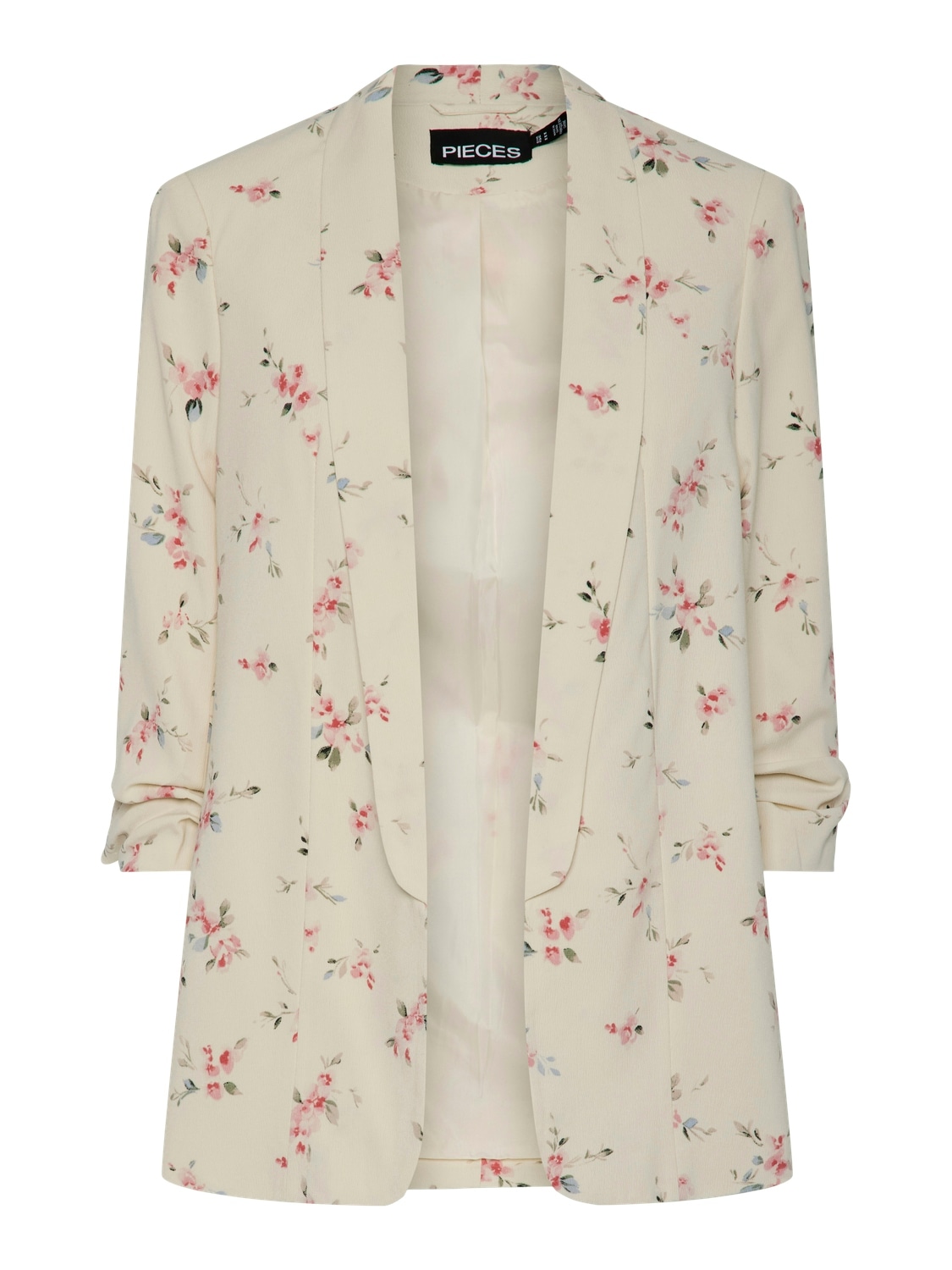 pieces Blusenblazer »PCBOSELLA 3/4 PRINTED BLAZER NOOS«, mit 3/4 Ärmel
