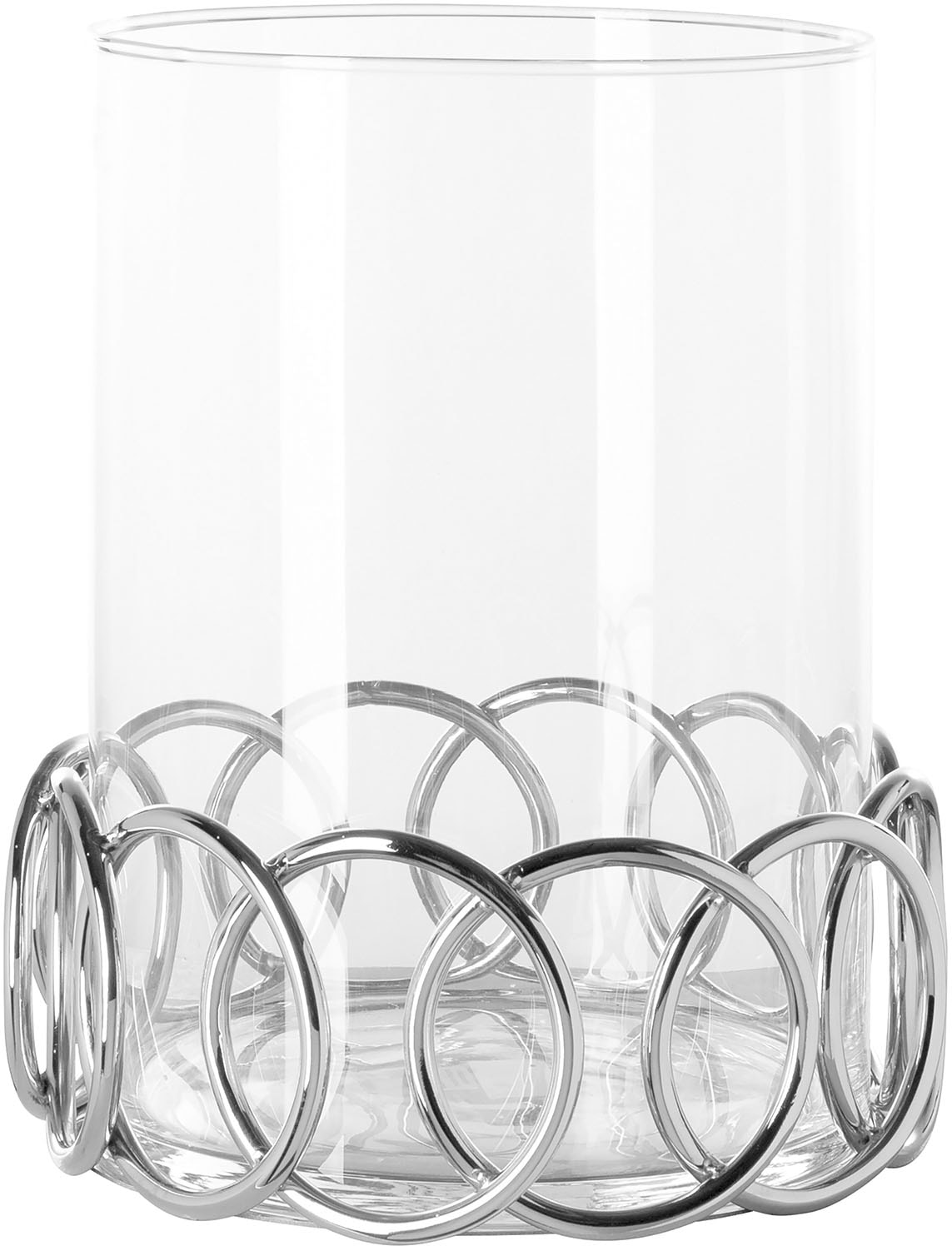 Fink Windlicht cm »JUWEL«, bestellen St.), Höhe aus Kerzenhalter (1 mit 28,50 ca. Edelstahl Glaseinsatz