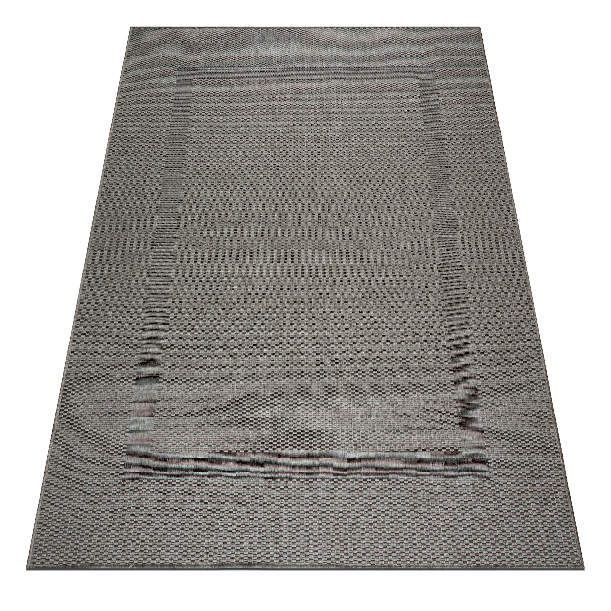 my home Teppich »Venedig Bordüre auch als Läufer erhältlich«, rechteckig, 3 mm Höhe, In- und Outdoor geeignet, Sisal-Optik, Wetterfest & UV-beständig