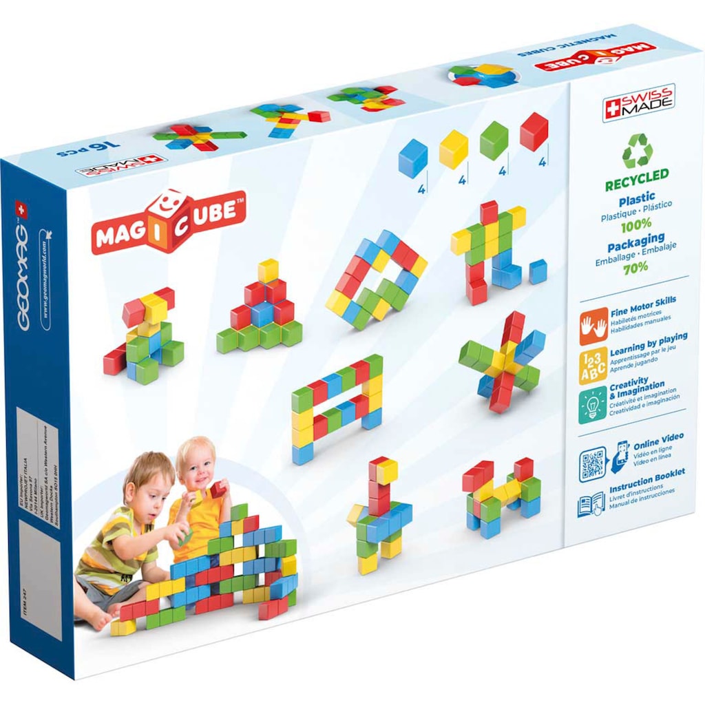 Geomag™ Magnetspielbausteine »GEOMAG™ Magicube Creative Set«, (16 St.), Made in Europe