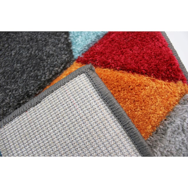 FLAIR RUGS Teppich »Dynamic«, rechteckig, fußbodenheizungsgeeignet, geometrisches  Design, Cube Muster, bunt bequem und schnell bestellen