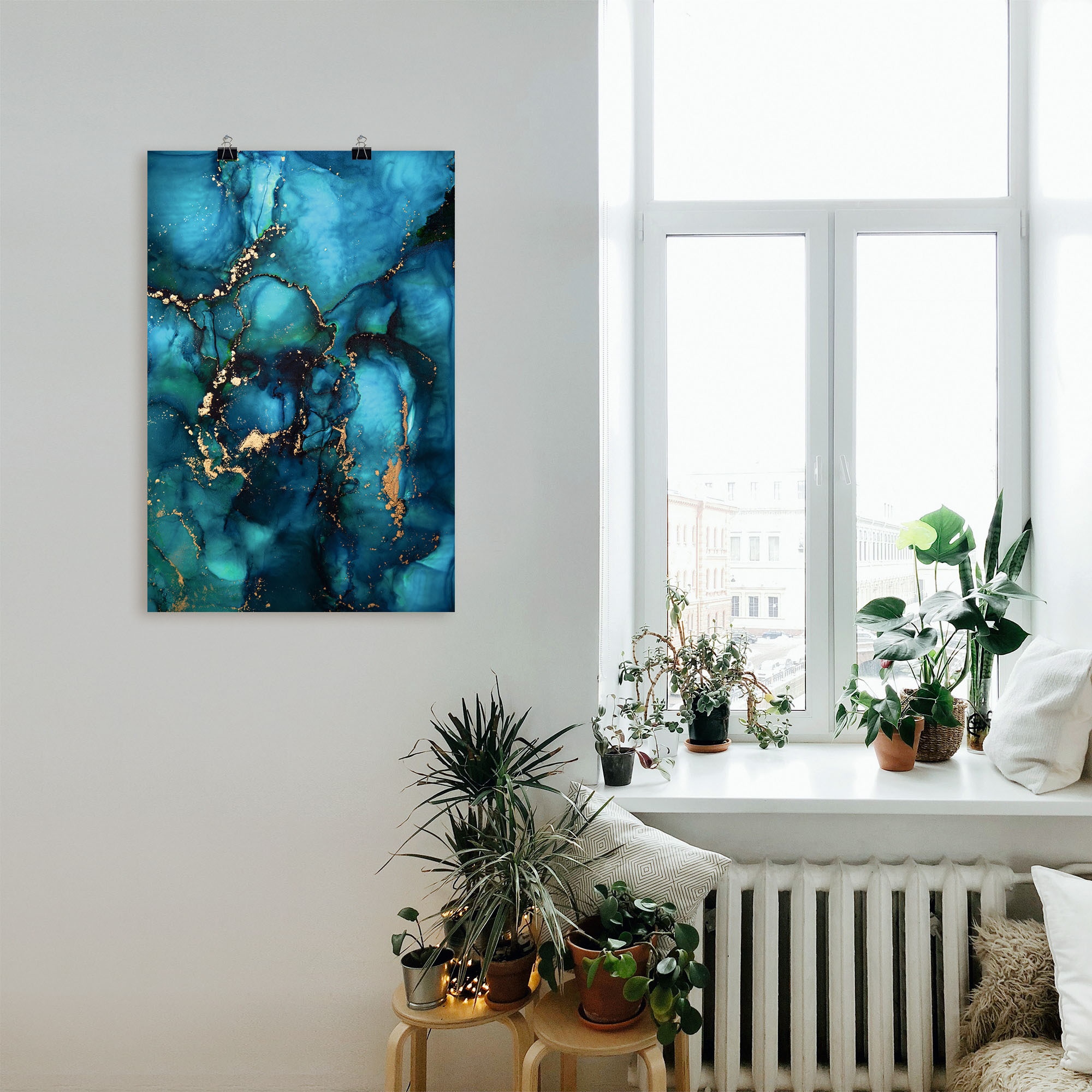 Artland Wandbild »Lagune«, Muster, (1 St.), als Alubild, Outdoorbild, Leinw günstig online kaufen