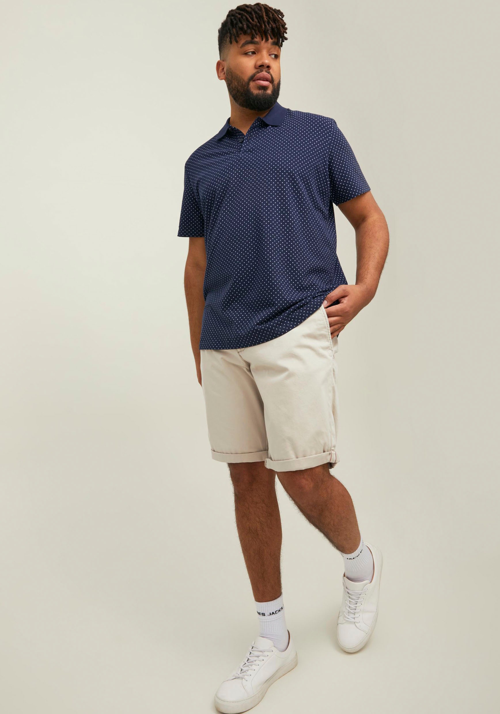 3. Bild von Jack & Jones PlusSize Chinoshorts »BOWIE SHORTS«, Bis Weite 48
