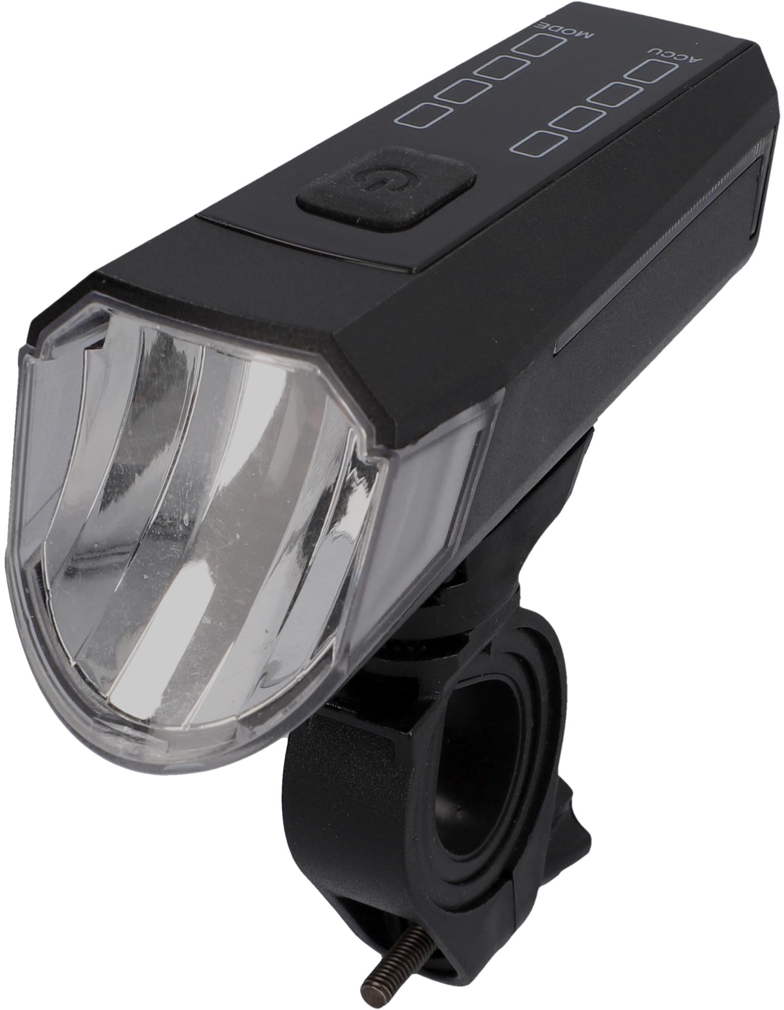FISCHER Fahrrad Fahrradbeleuchtung »LED-Akku Bel.-Set Bremsbel. 80 Lux«, (Front- und Rücklicht)