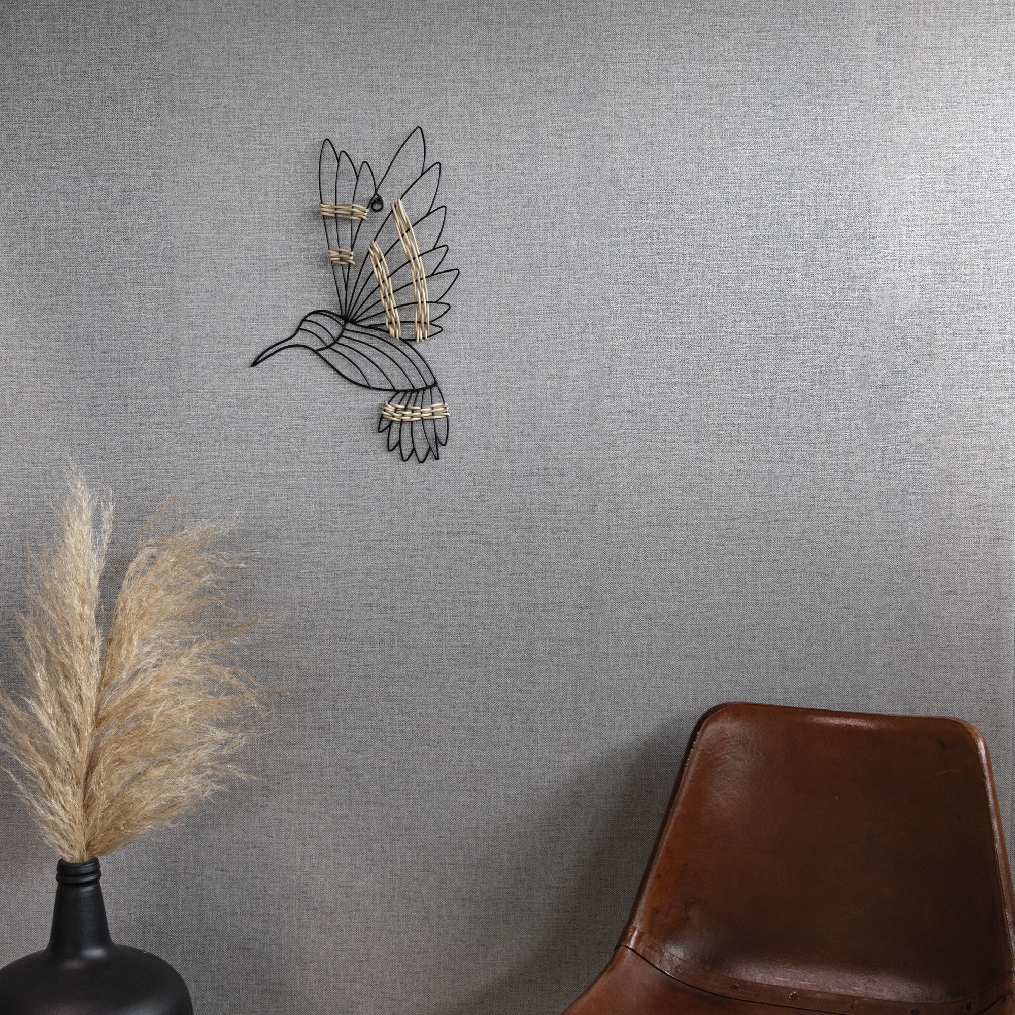 Art for the home Wandbild »Vogel«, (1 St.), Luxus Metal Art Wanddeko