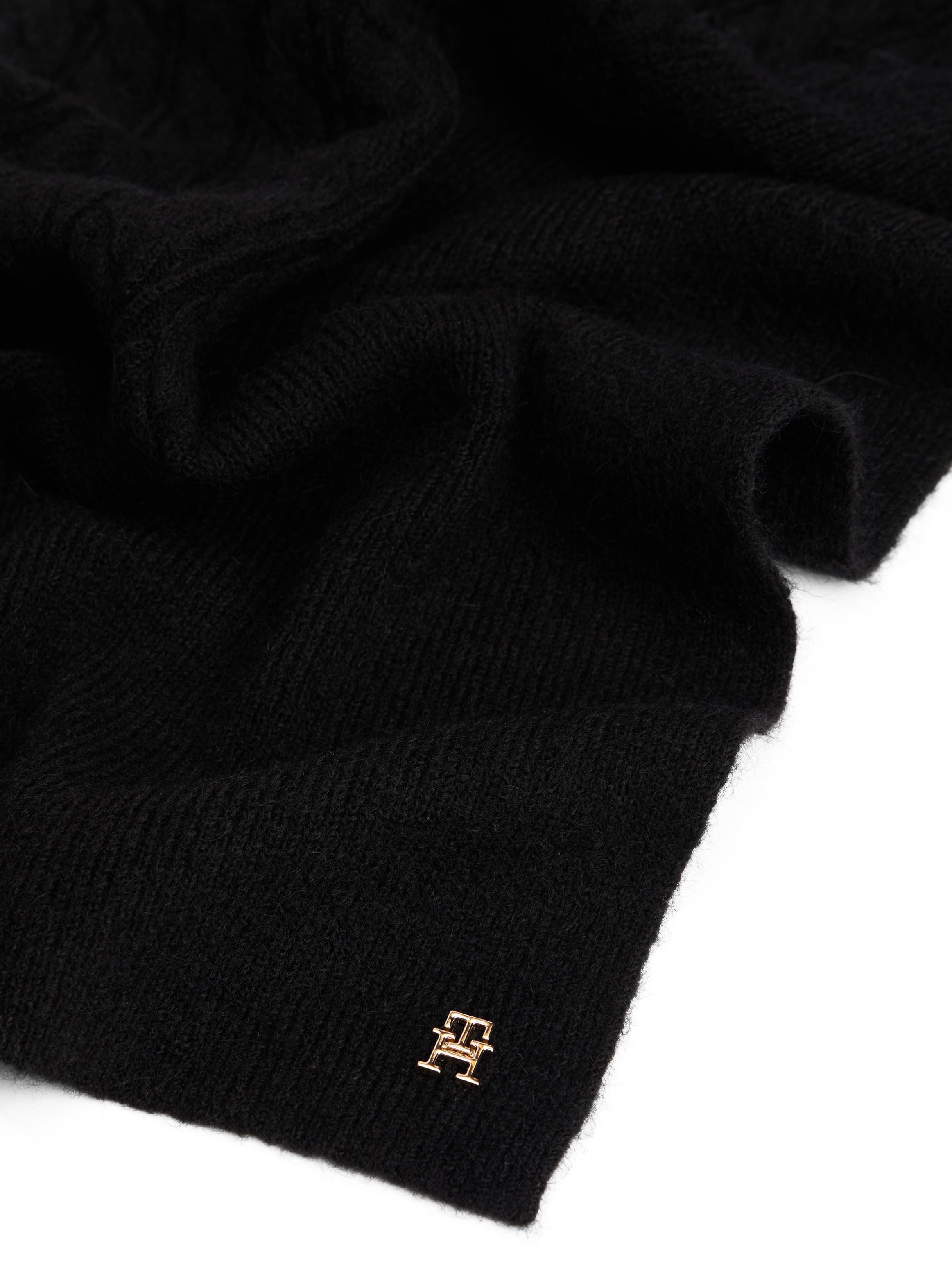 Tommy Hilfiger Schal »ELEVATED CHIC FLUFFY«, aus Zopfstrick, ca. 190 x 35 cm, flauschig