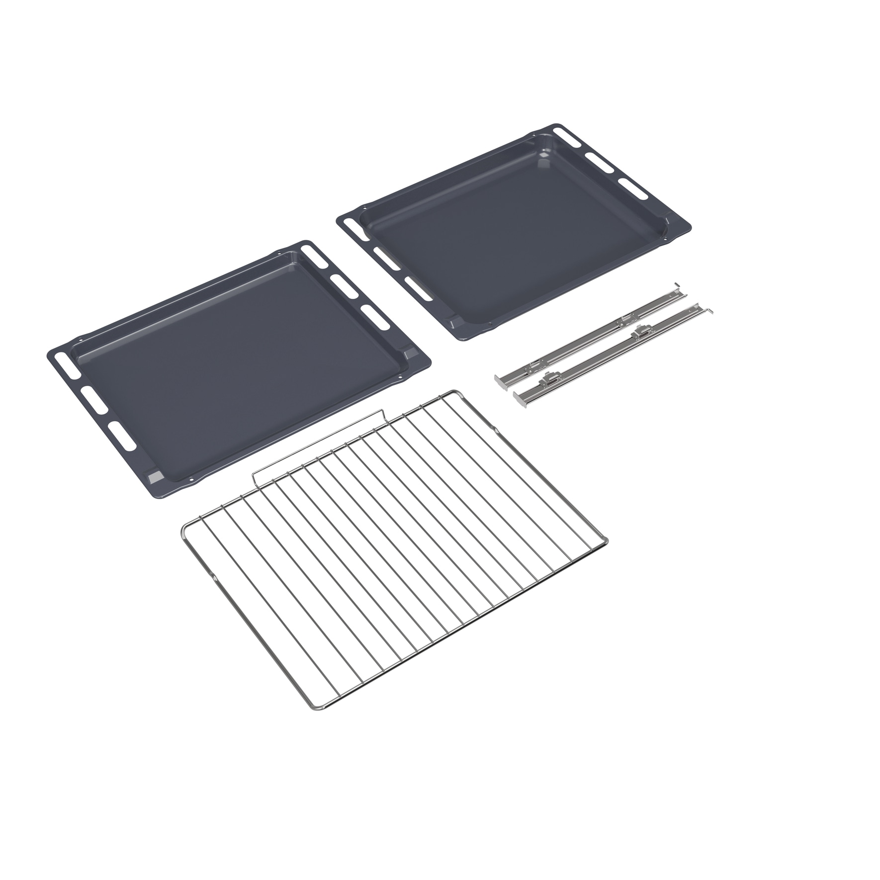 Privileg Backofen-Set »BAKO Turn&Go Steam 620« mit Teilauszug Hydrolyse Set, 2 Stk. tlg. Hydrolyse - schnelle und mühelose Reinigung mit der Kraft des Dampfes