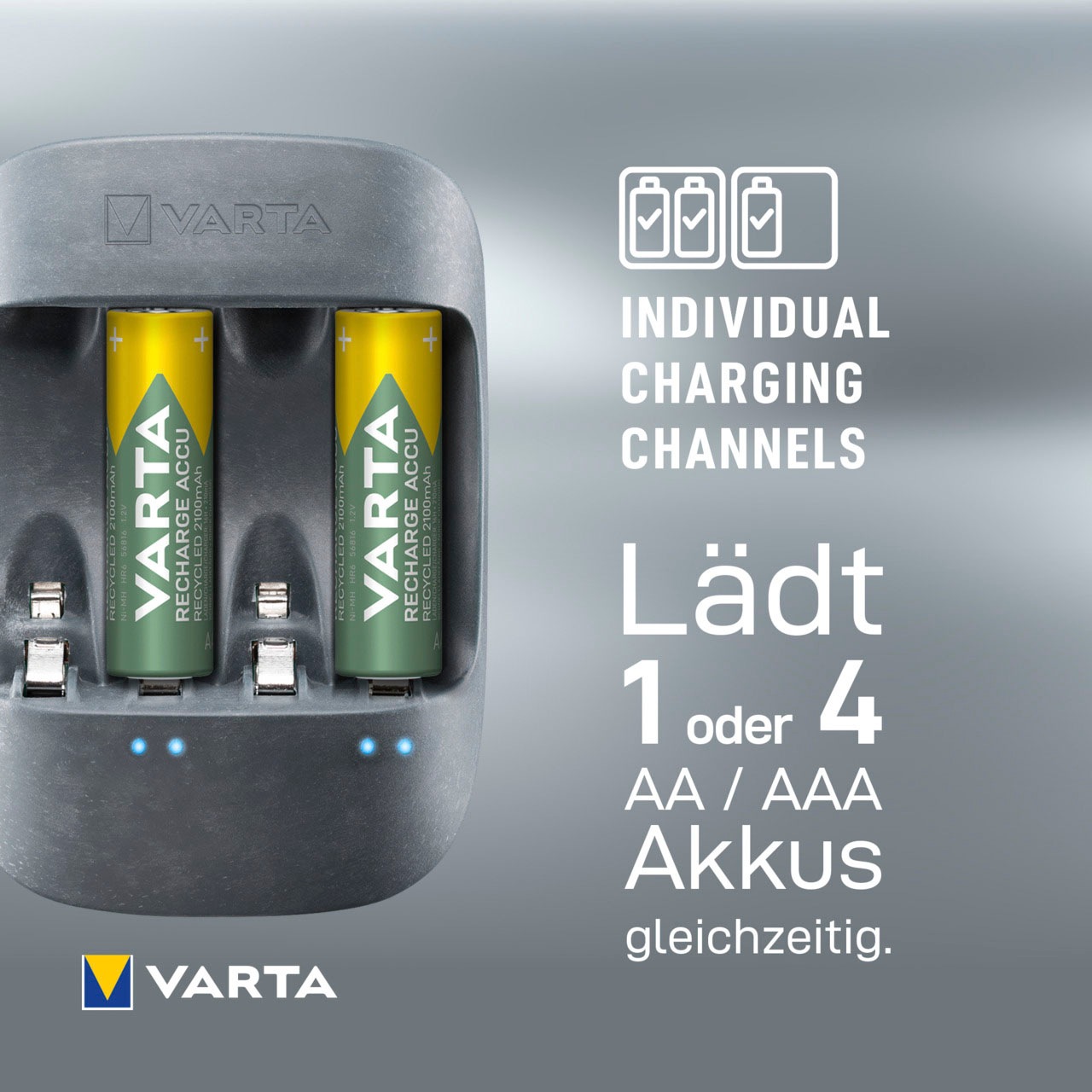 VARTA Batterie-Ladegerät »Eco Charger«