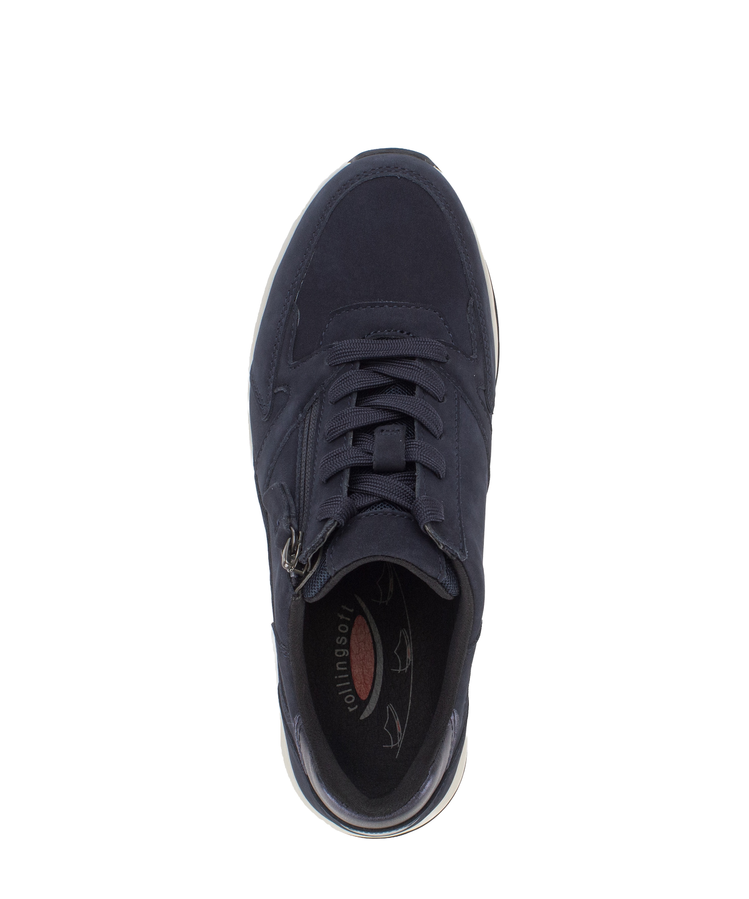 rollingsoft Keilsneaker  Halbschuh, Schnürer mit Kontrastbesätzen