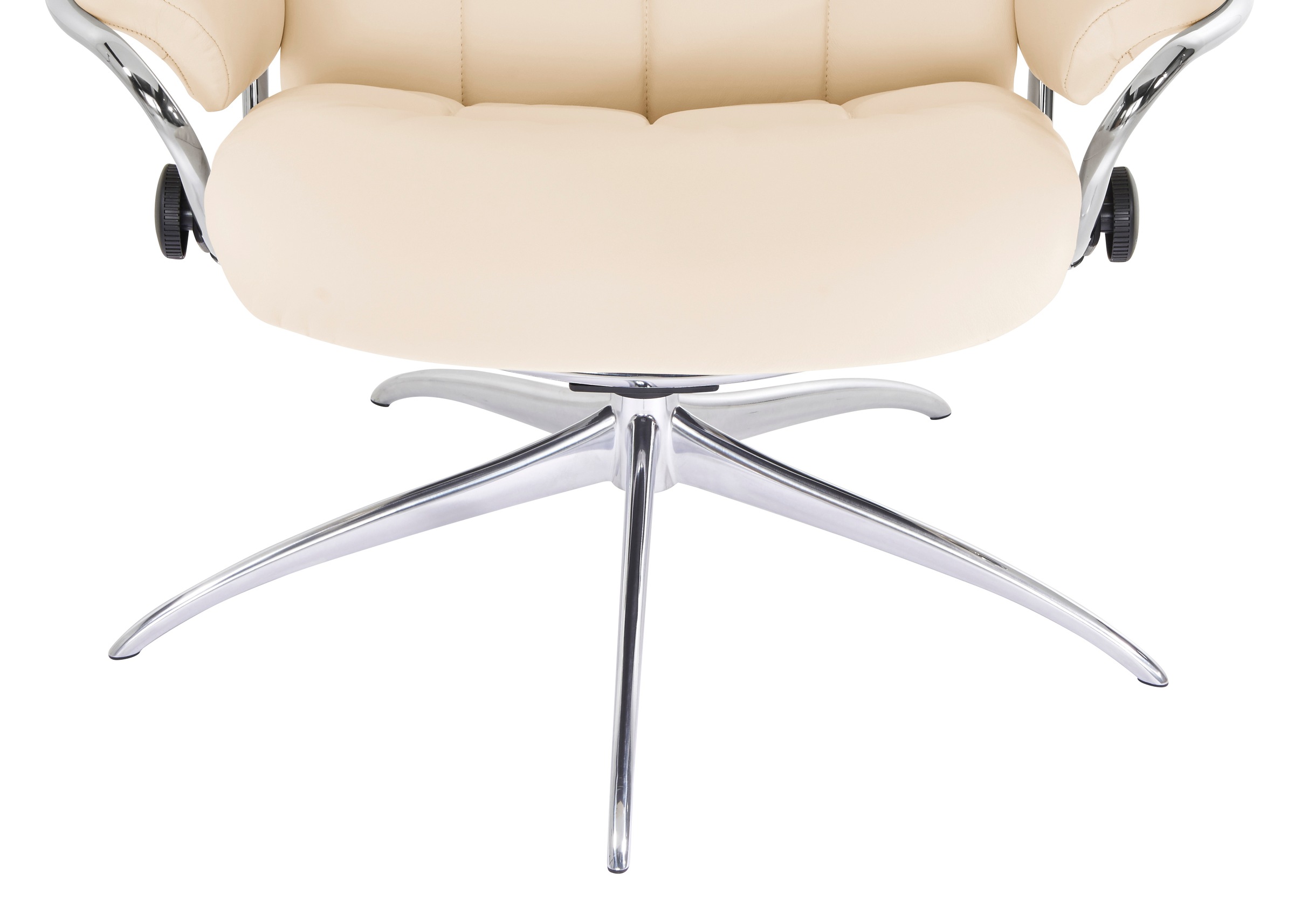 Stressless® Relaxsessel »London«, (Set, Relaxsessel mit Hocker), mit Hocker, High Back, mit Star Base, Gestell Chrom