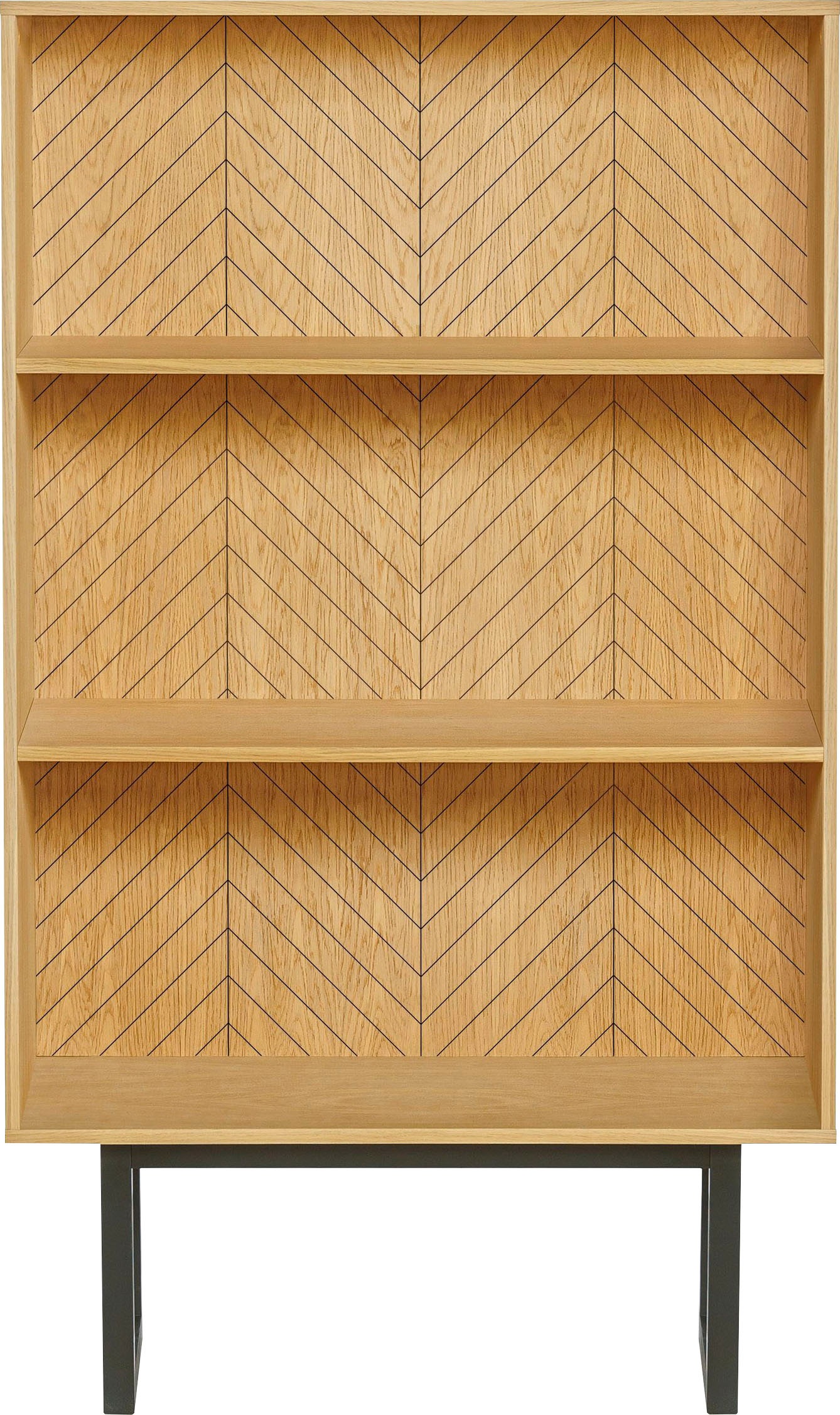 Woodman Bücherregal »Camden«, Mit besonderem Print, Breite 90 cm, FSC®-zert günstig online kaufen