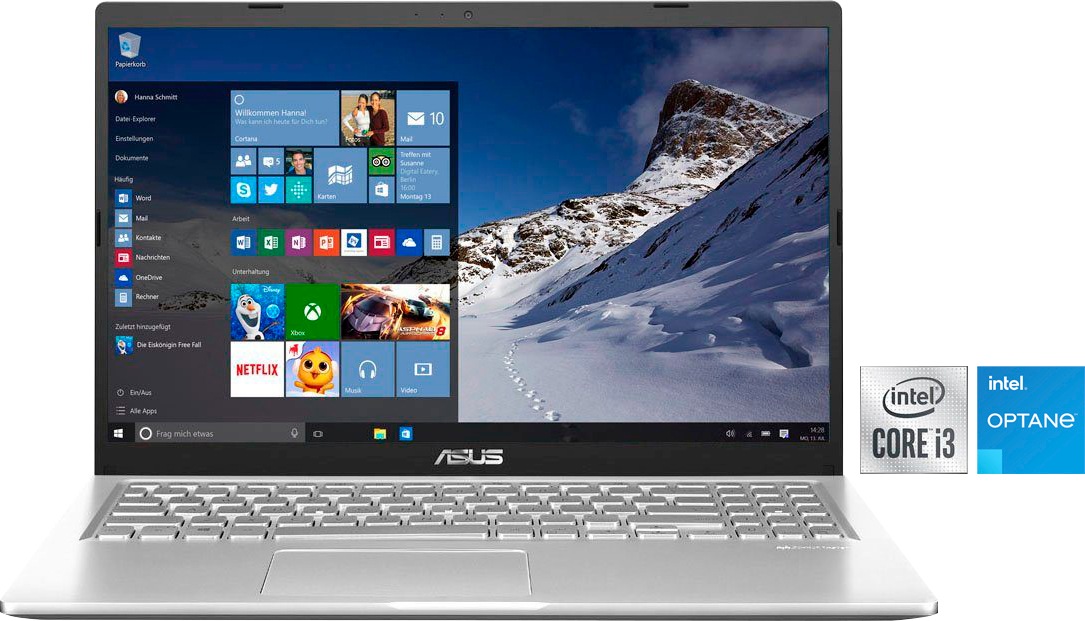 Asus Notebook »Vivobook 15 Intel, 512 F515JA-EJ721T«, Zoll, Core 39,6 SSD / UHD kaufen 15,6 auf cm, Rechnung i3, Graphics, GB