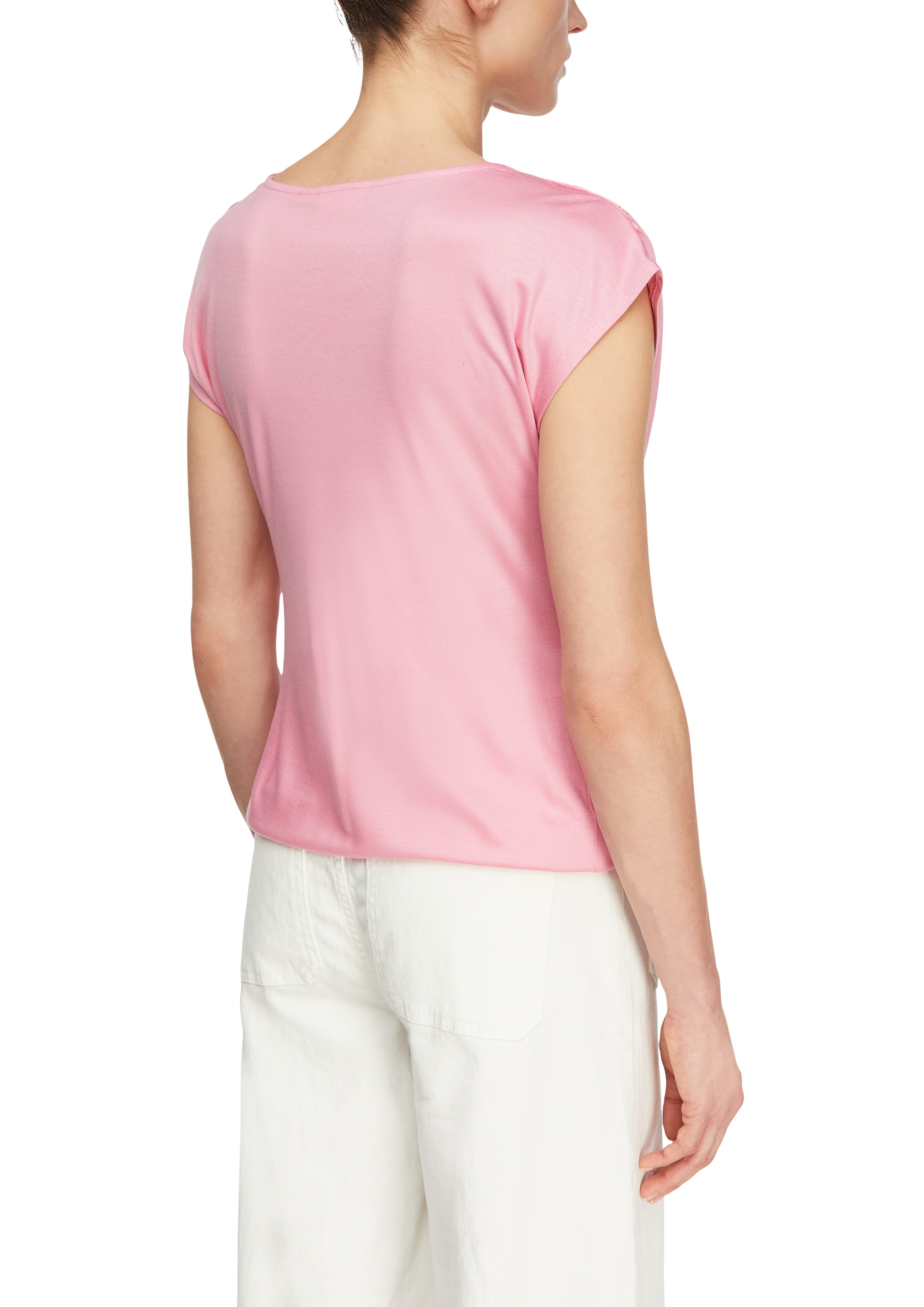 Comma Wasserfallshirt Sommershirt aus weich fließender Viskose