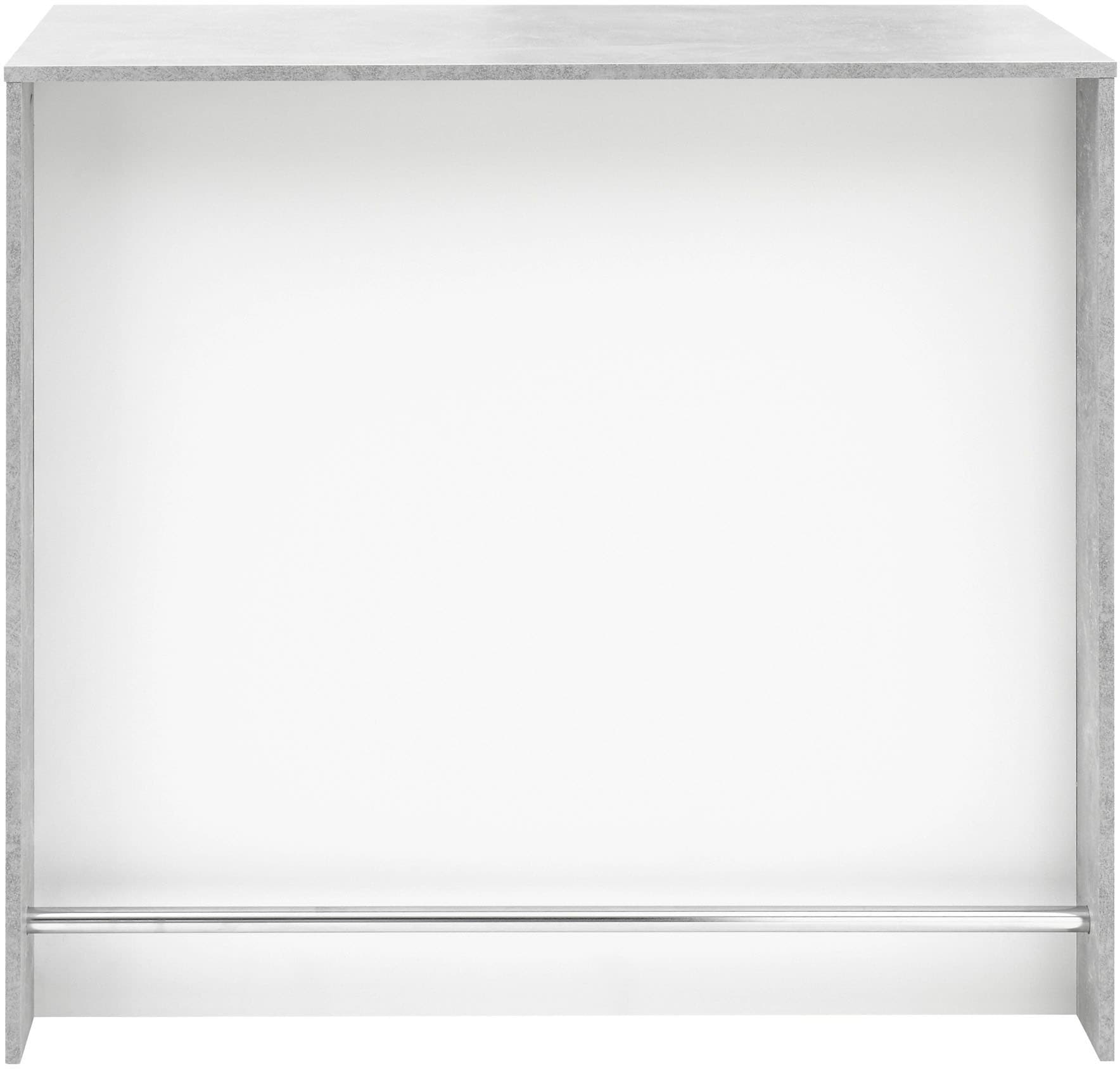 Stolkom Bartisch »Planter«, Beton Dekor, Tisch mit Flaschenregal
