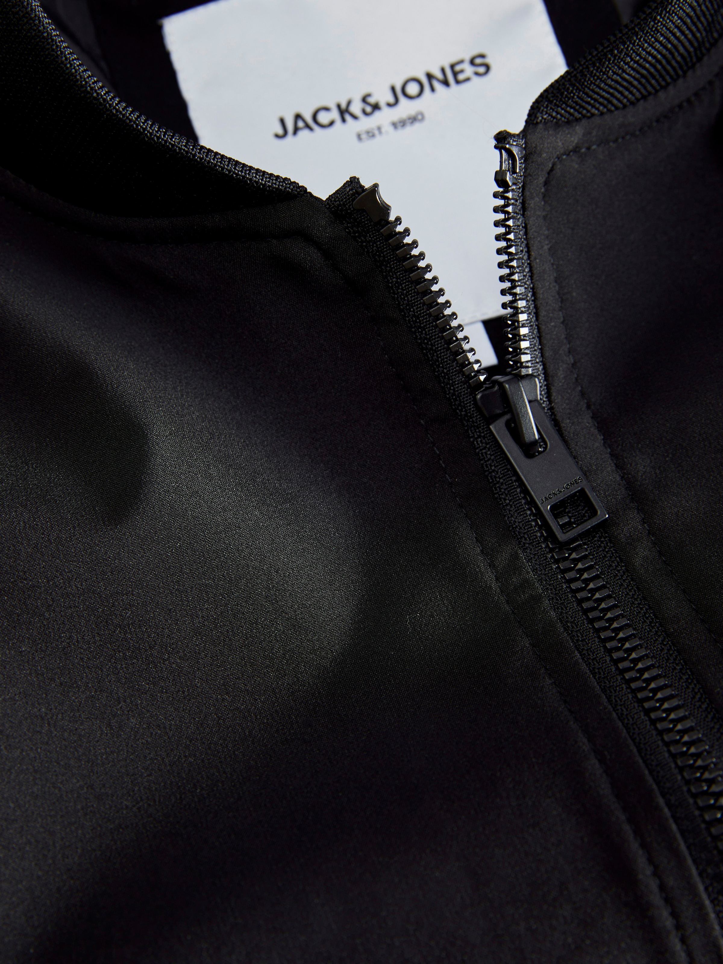 Jack & Jones Bomberjacke »JJECHARGE BOMBER JACKET NOOS«, ohne Kapuze, mit Rippbündchen