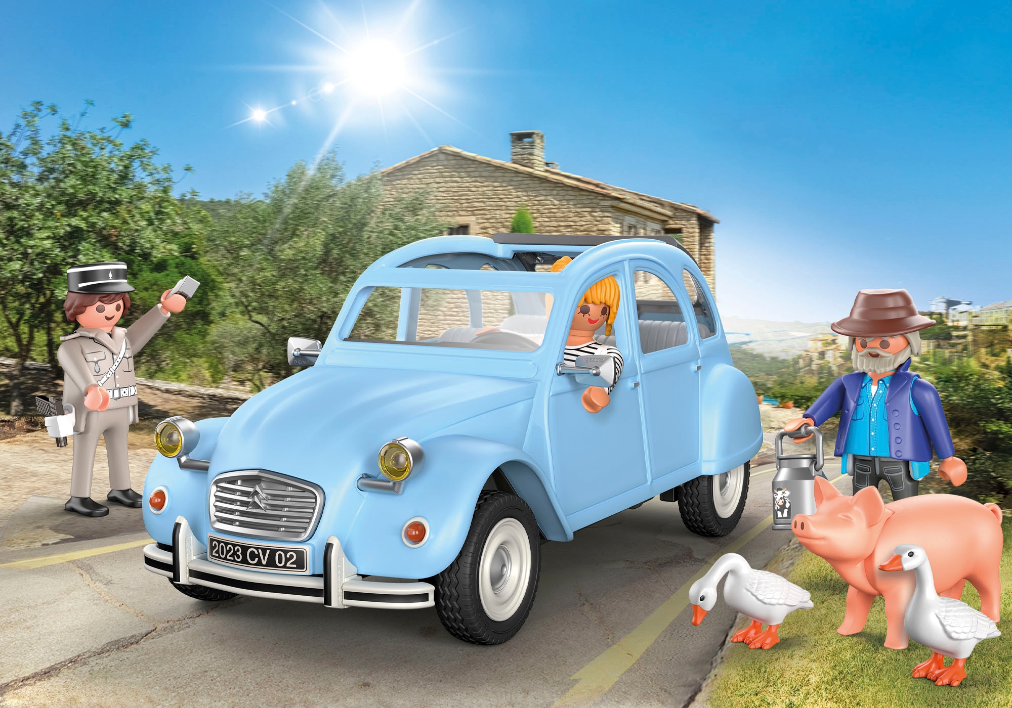 Playmobil® Konstruktions-Spielset »Citroën 2CV (70640)«, (57 St.)