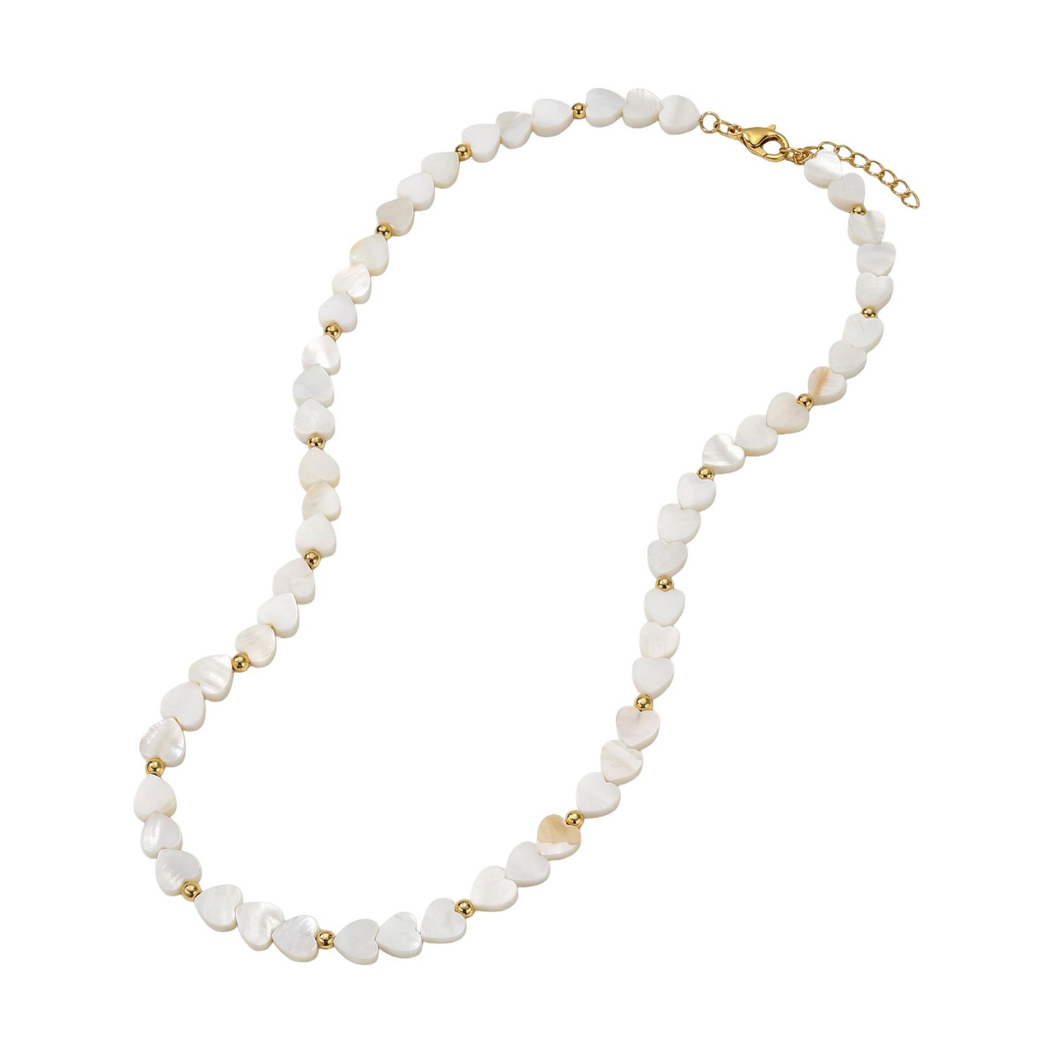 Amor Collier »Herz-Motiv« mit Perlmutt