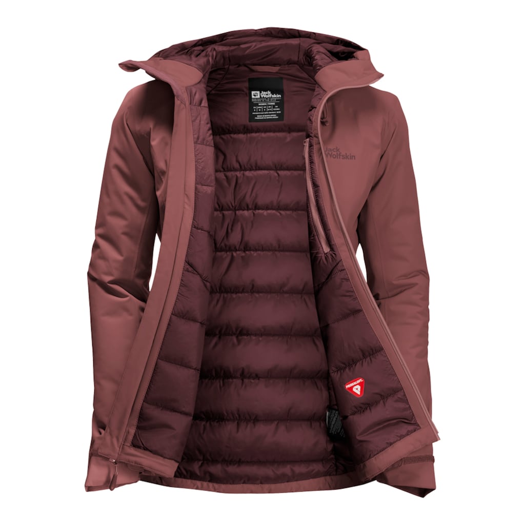 Jack Wolfskin Outdoorjacke »WISPER INS JKT W«, mit Kapuze