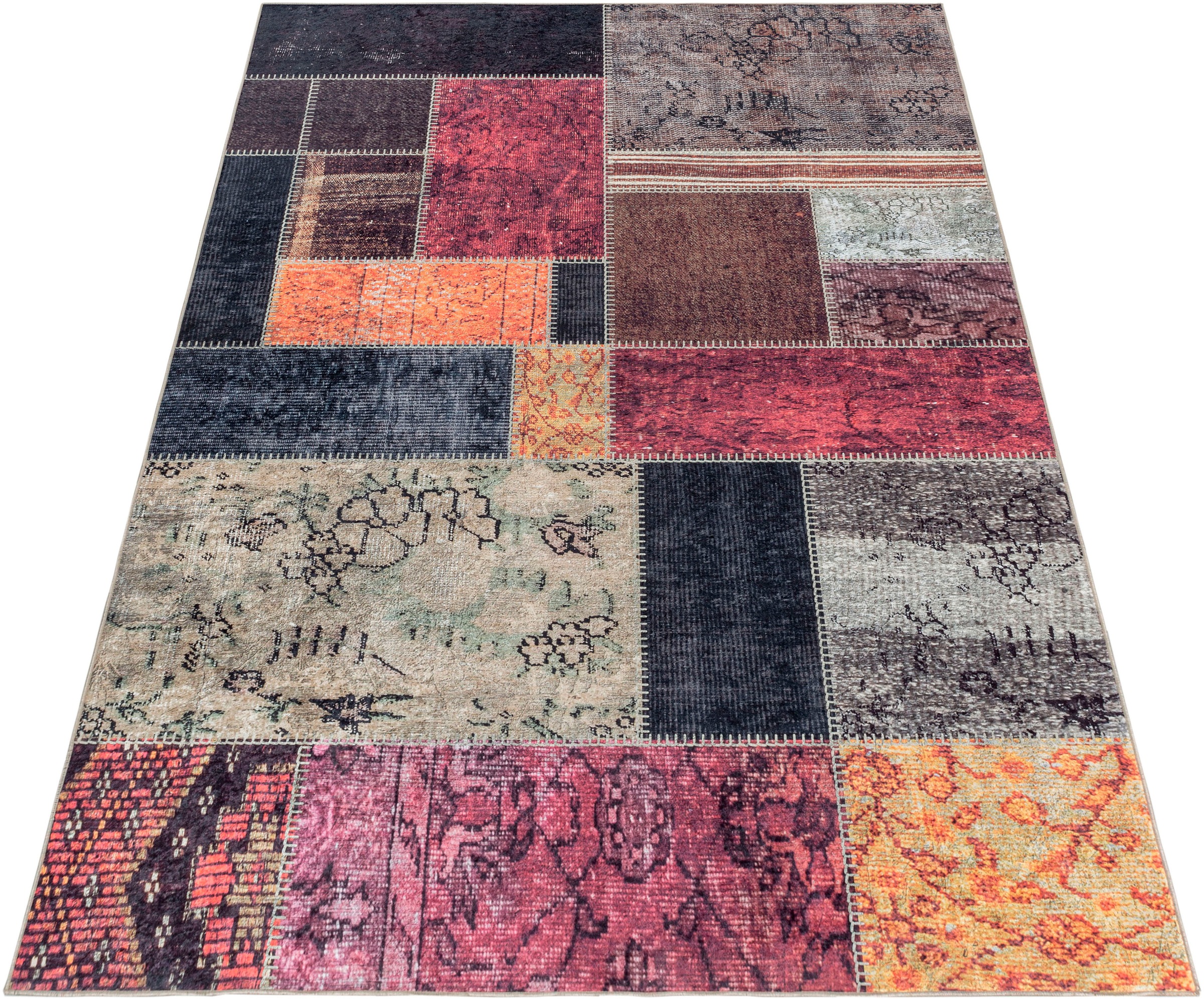 Ayyildiz Teppiche Teppich »FIESTA 4302«, rechteckig, 6 mm Höhe, Läufer, pfl günstig online kaufen