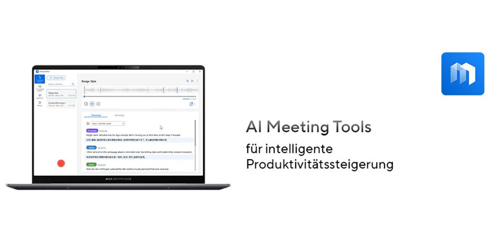 Asus Notebook »ExpertBook P5 P5405CSA-NZ0910X« 35,6 cm / 14 ″ Intel Core Ultra 5 ARC 130V 1.000 GB SSD