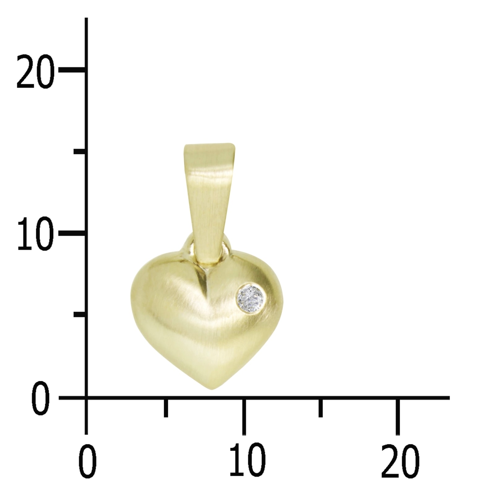 OSTSEE-SCHMUCK Kettenanhänger »Ostsee-Schmuck Anhänger Herz Anhänger Herz«, (1 tlg.)