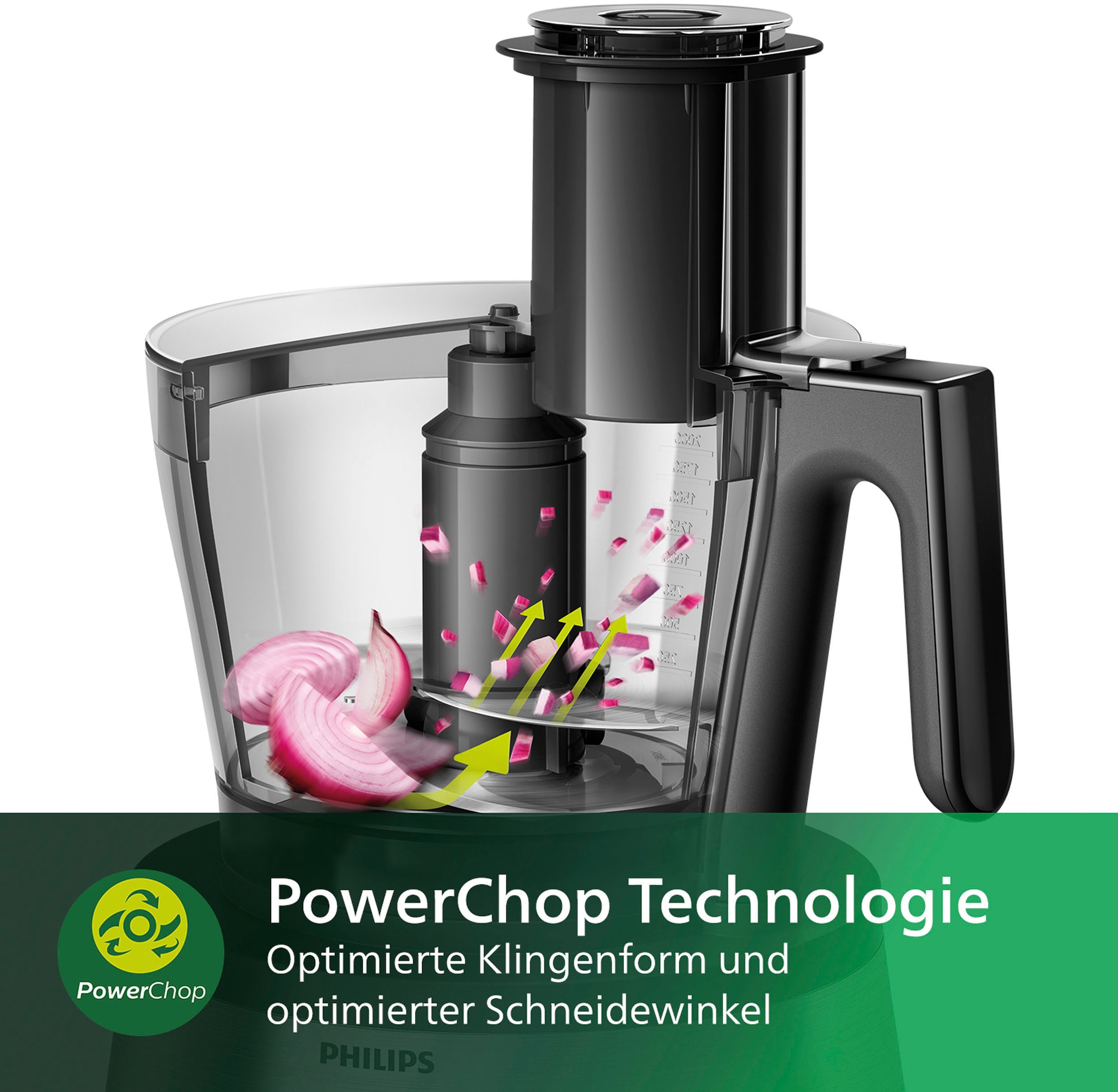Philips Kompakt-Küchenmaschine »HR7778/00« inkl. Knethaken, Entsafter, Standmixer und Zitruspresse