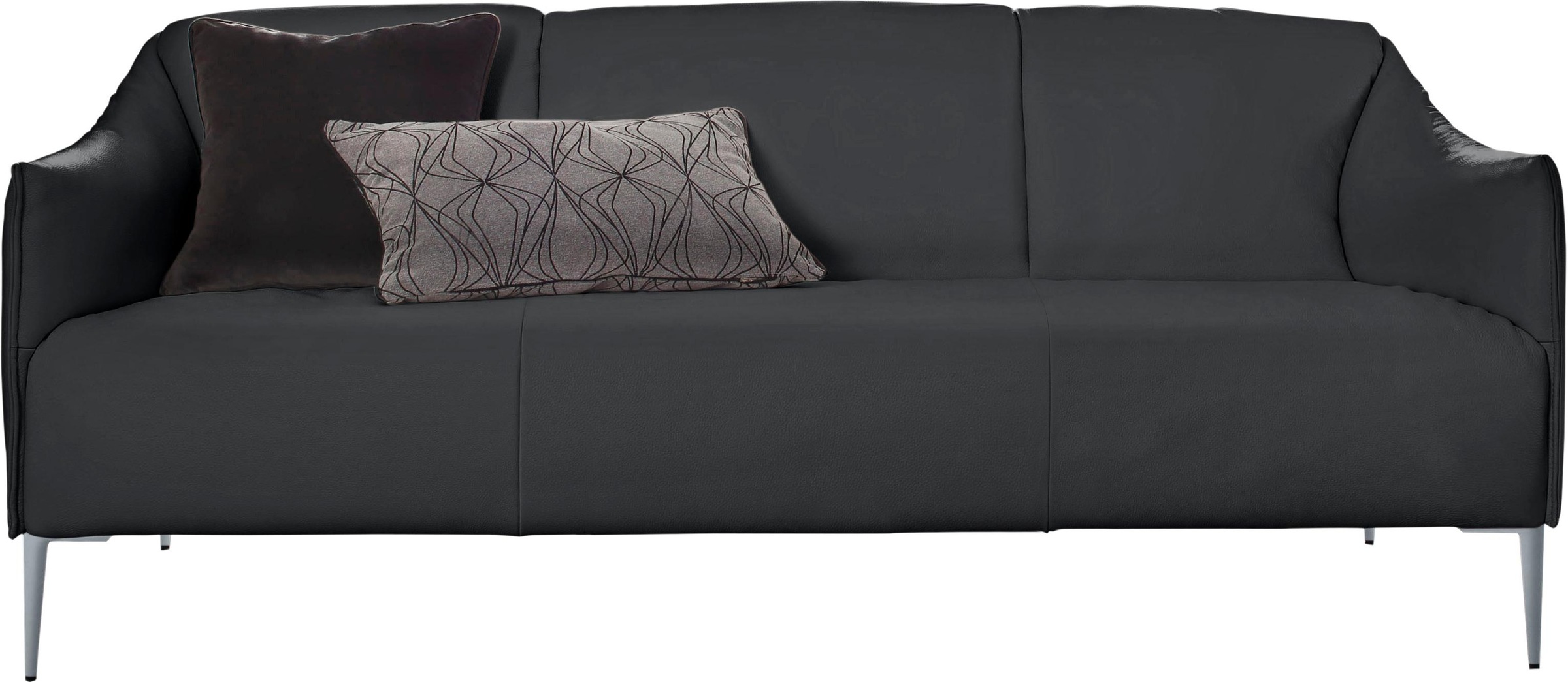 W.SCHILLIG 2,5-Sitzer »sally«, mit Metallfüßen in Silber matt, Breite 194 cm
