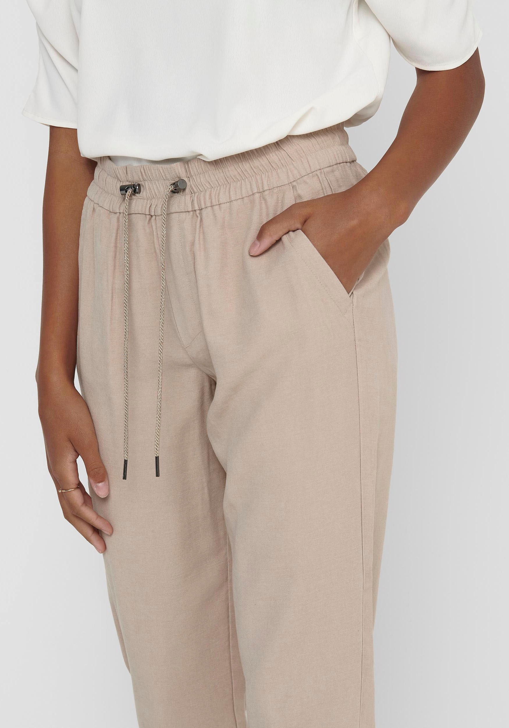 ONLY Jogger Pants »ONLKELDA-EMERY MW PULL-UP PANTS«