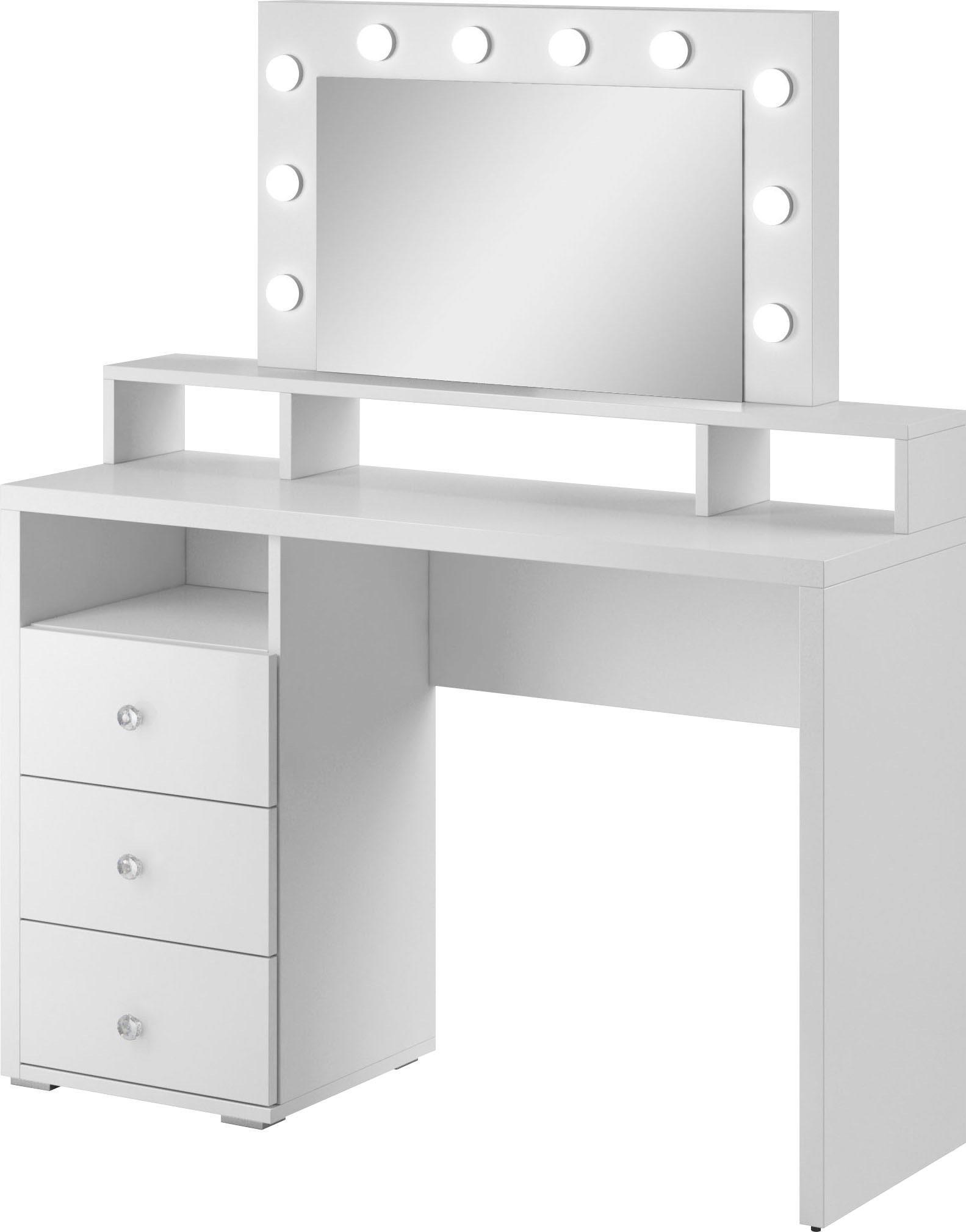 Home affaire Schminktisch »Diva Frisiertisch Hollywood Theater 120x136x40cm günstig online kaufen