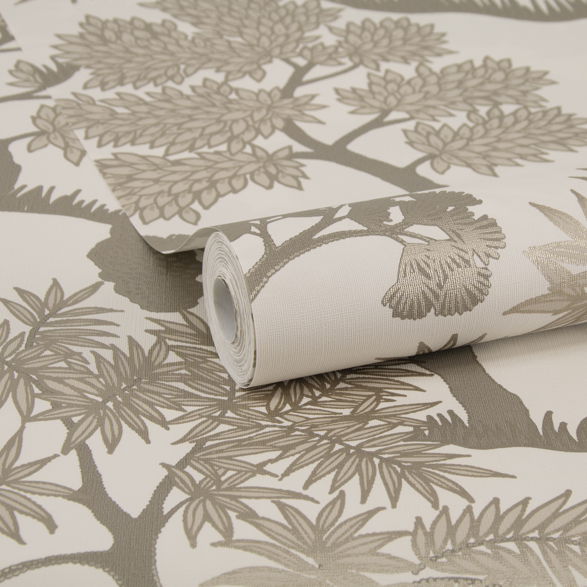 Sublime Vliestapete »TREES NATURAL GOLD« floral geprägt Design Tapeten