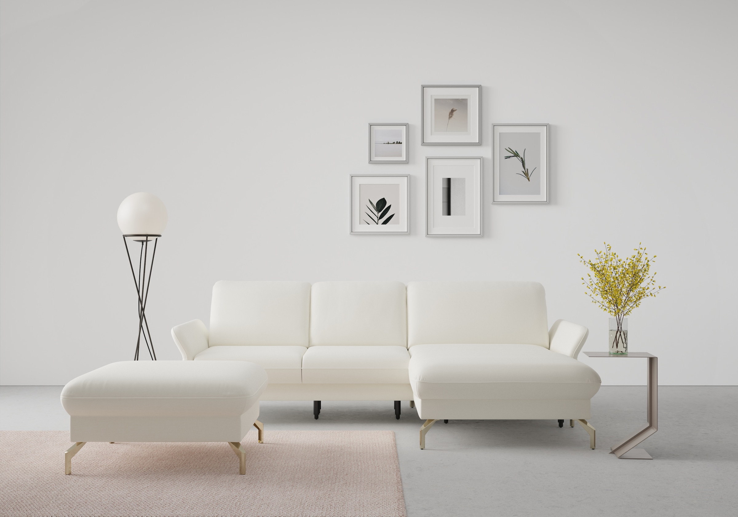 sit&more Ecksofa »Fashion L-Form«, wahlweise mit Kopfteilverstellung, Vorzi günstig online kaufen