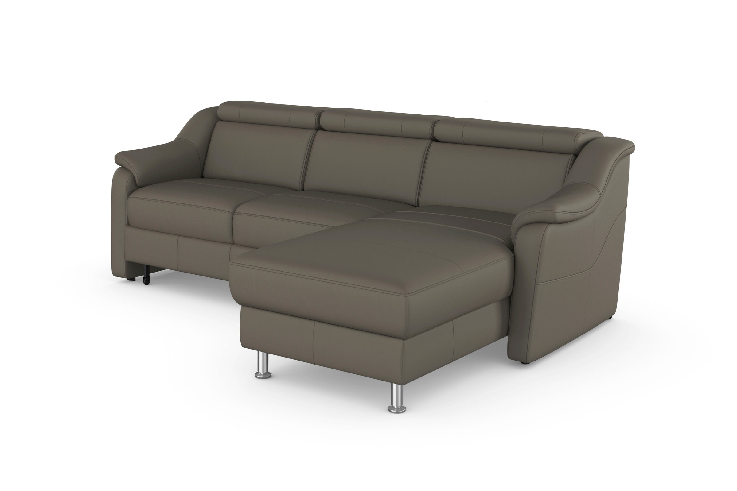 sit&more Ecksofa »Freetown L-Form«, inklusive Kopfteilverstellung und komfortablem Federkern