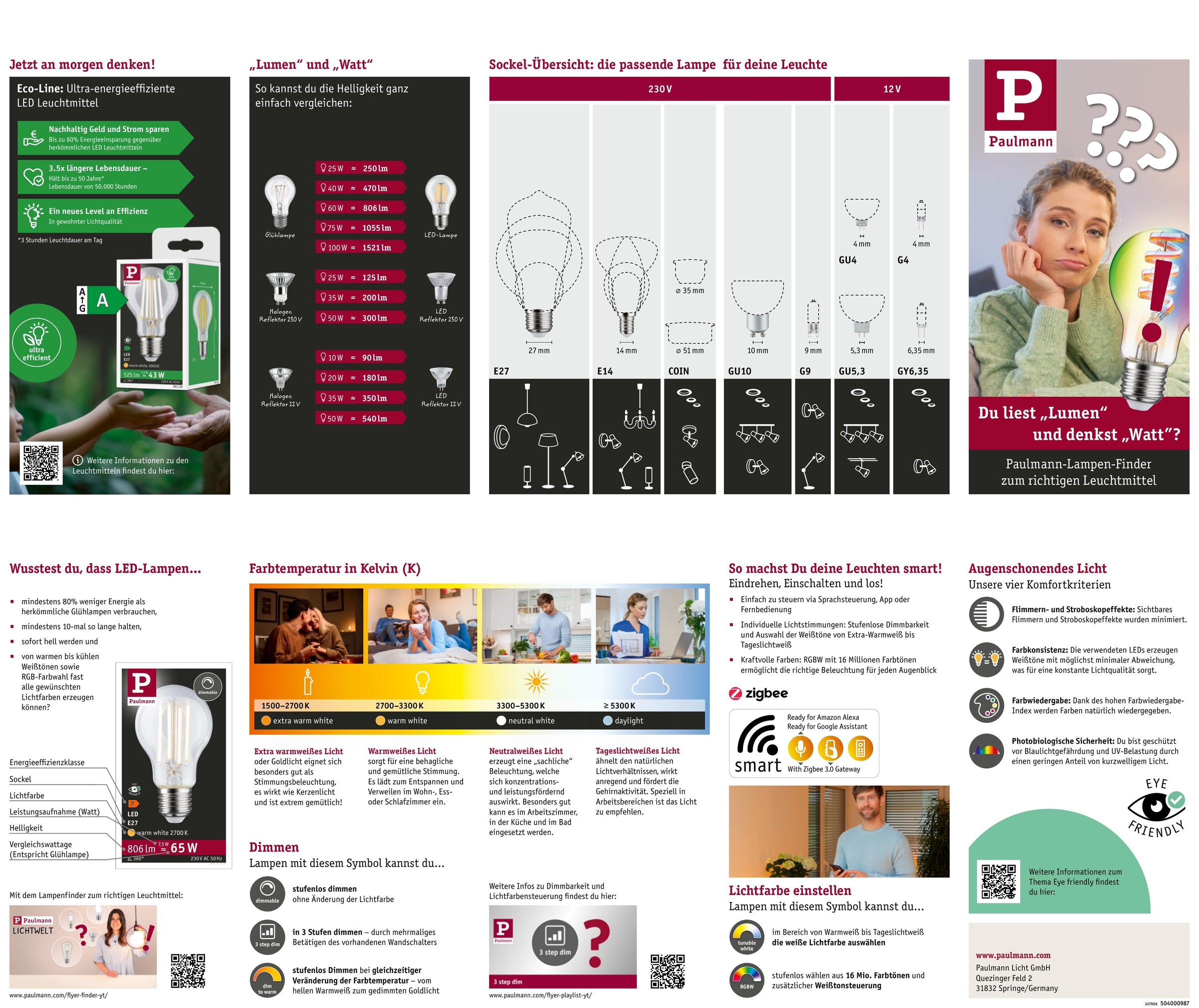 Paulmann LED-Leuchtmittel »InnerGlow ST64 120lm 1800K spiral 230V« 1 Stk. günstig online kaufen