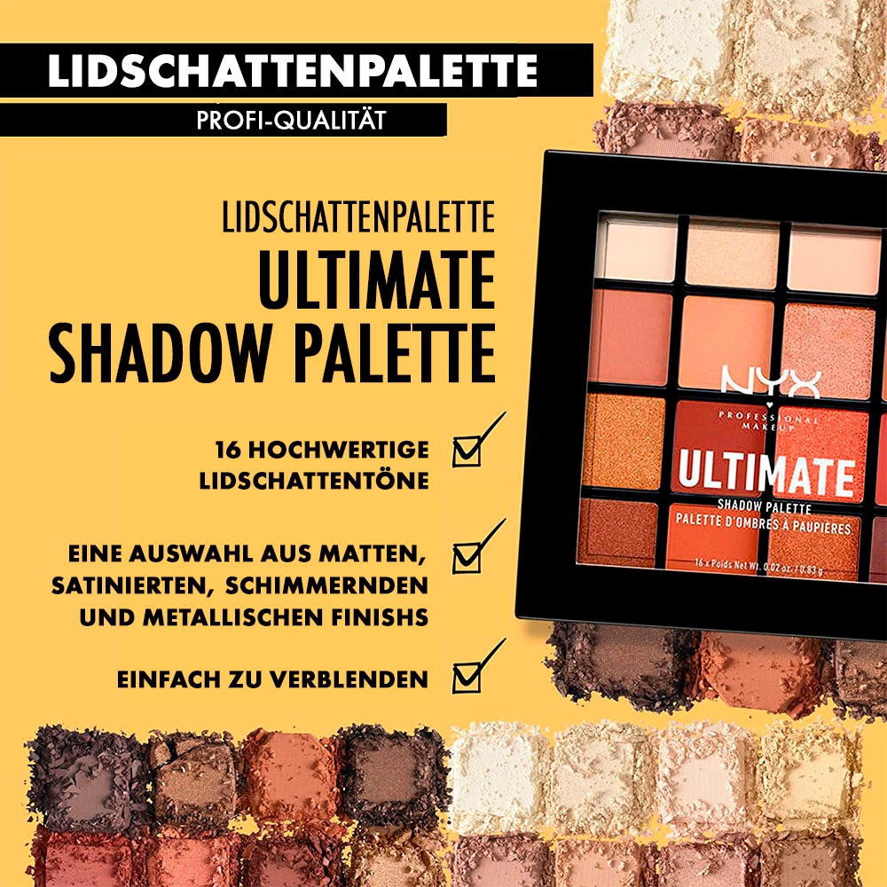 NYX Lidschatten »Professional Makeup Ultimate Shadow Palette«